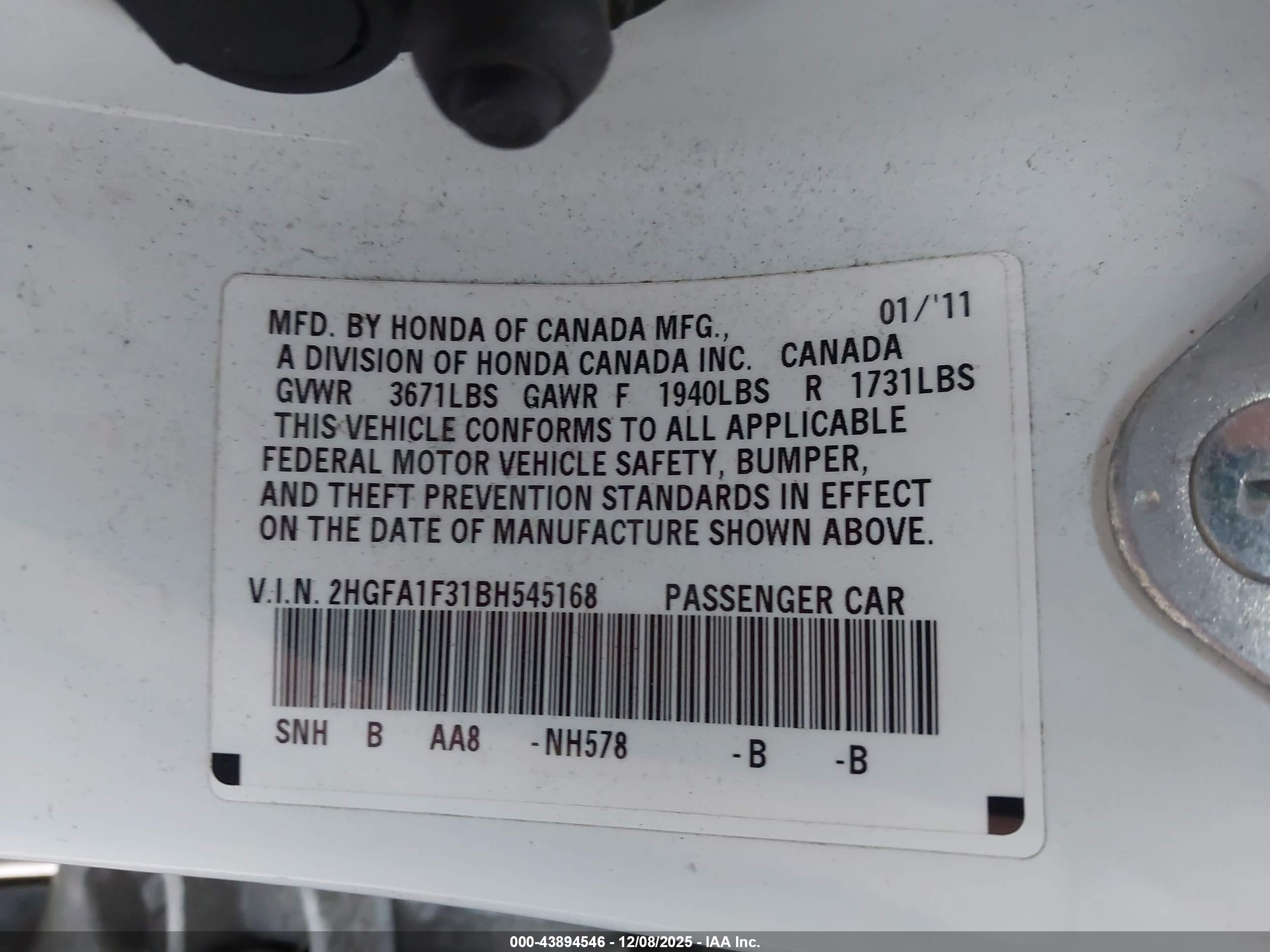 HONDA CIVIC image 9