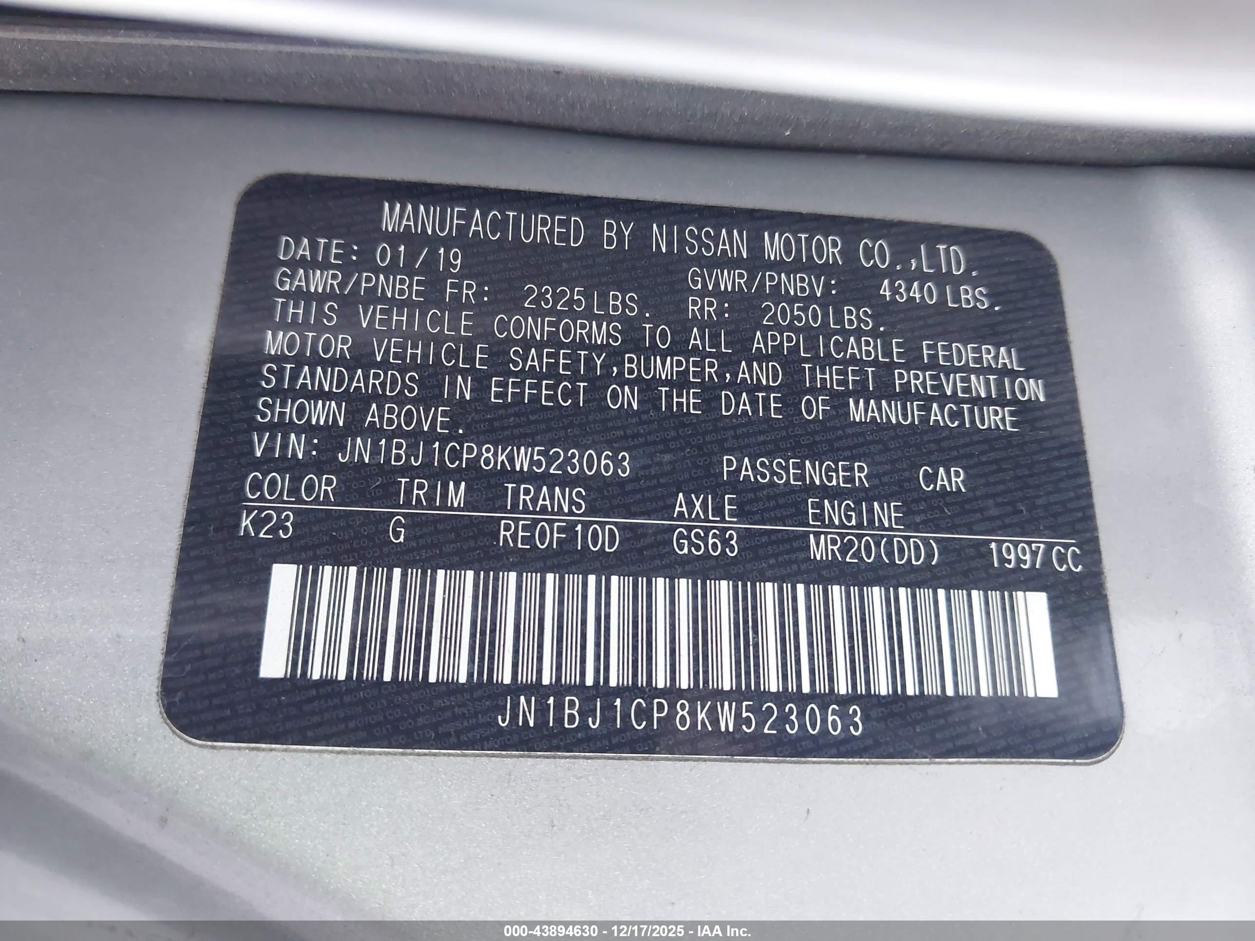 NISSAN ROGUE image 9