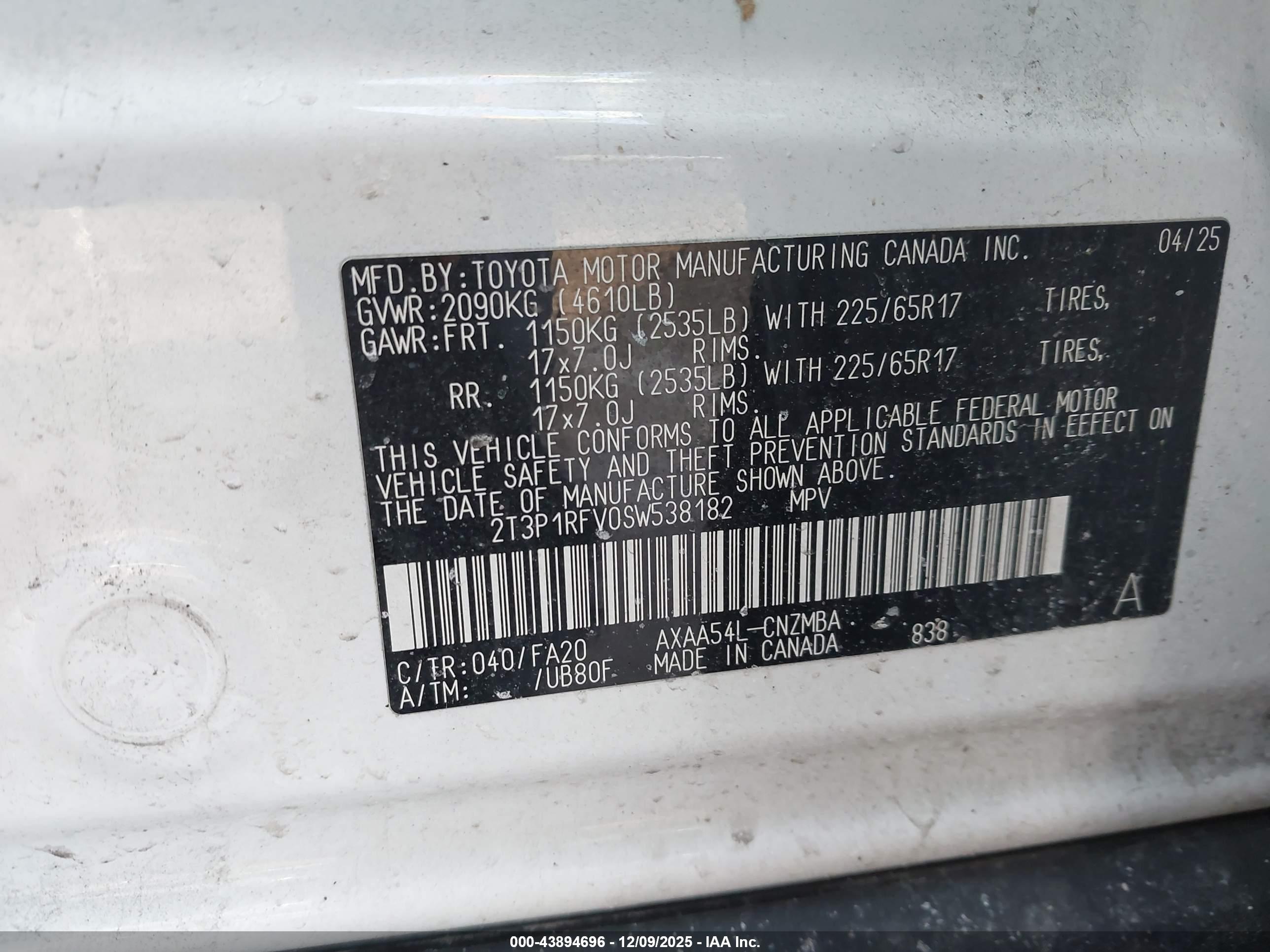 TOYOTA RAV4 image 9