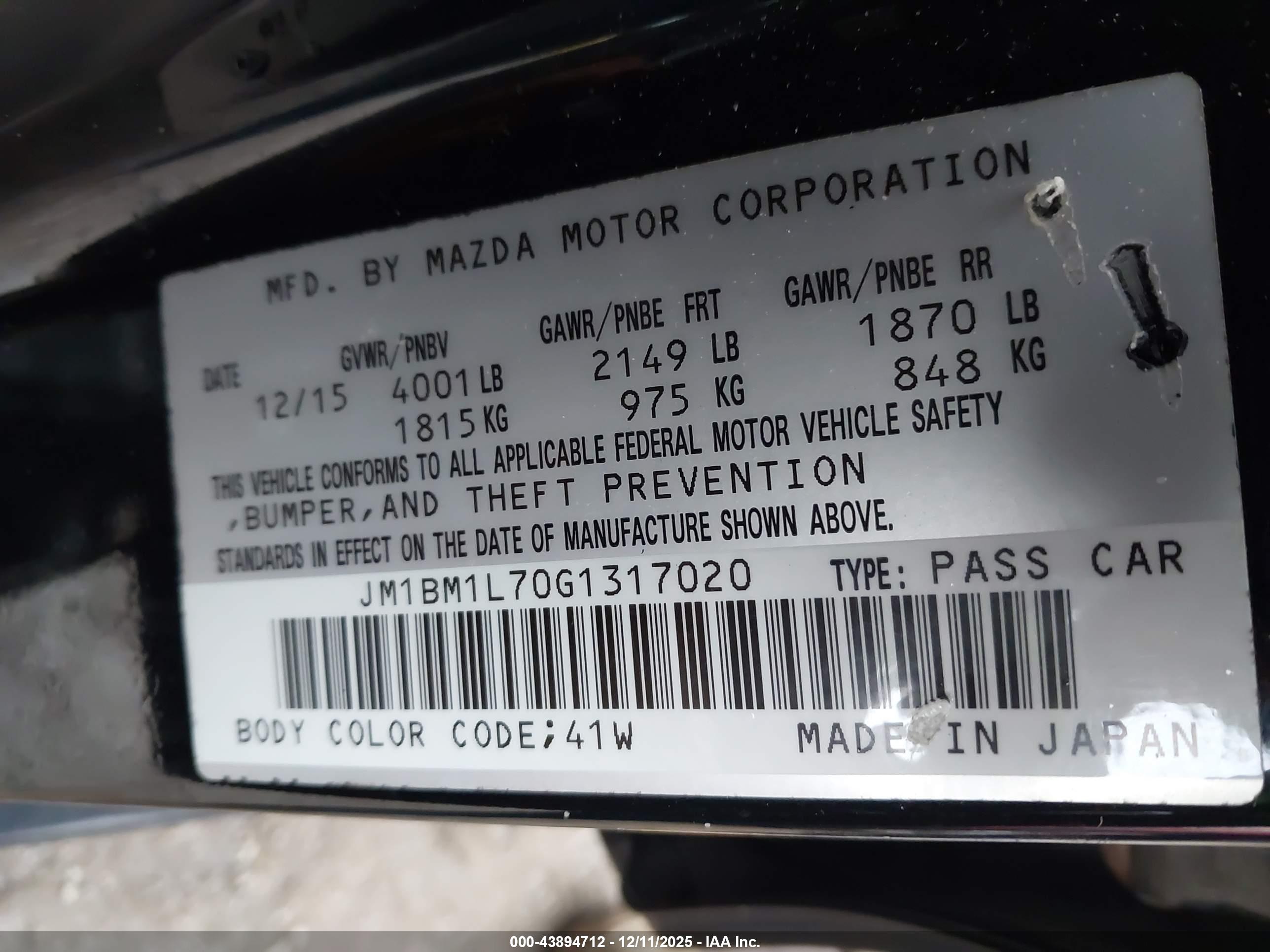 MAZDA MAZDA3 image 9