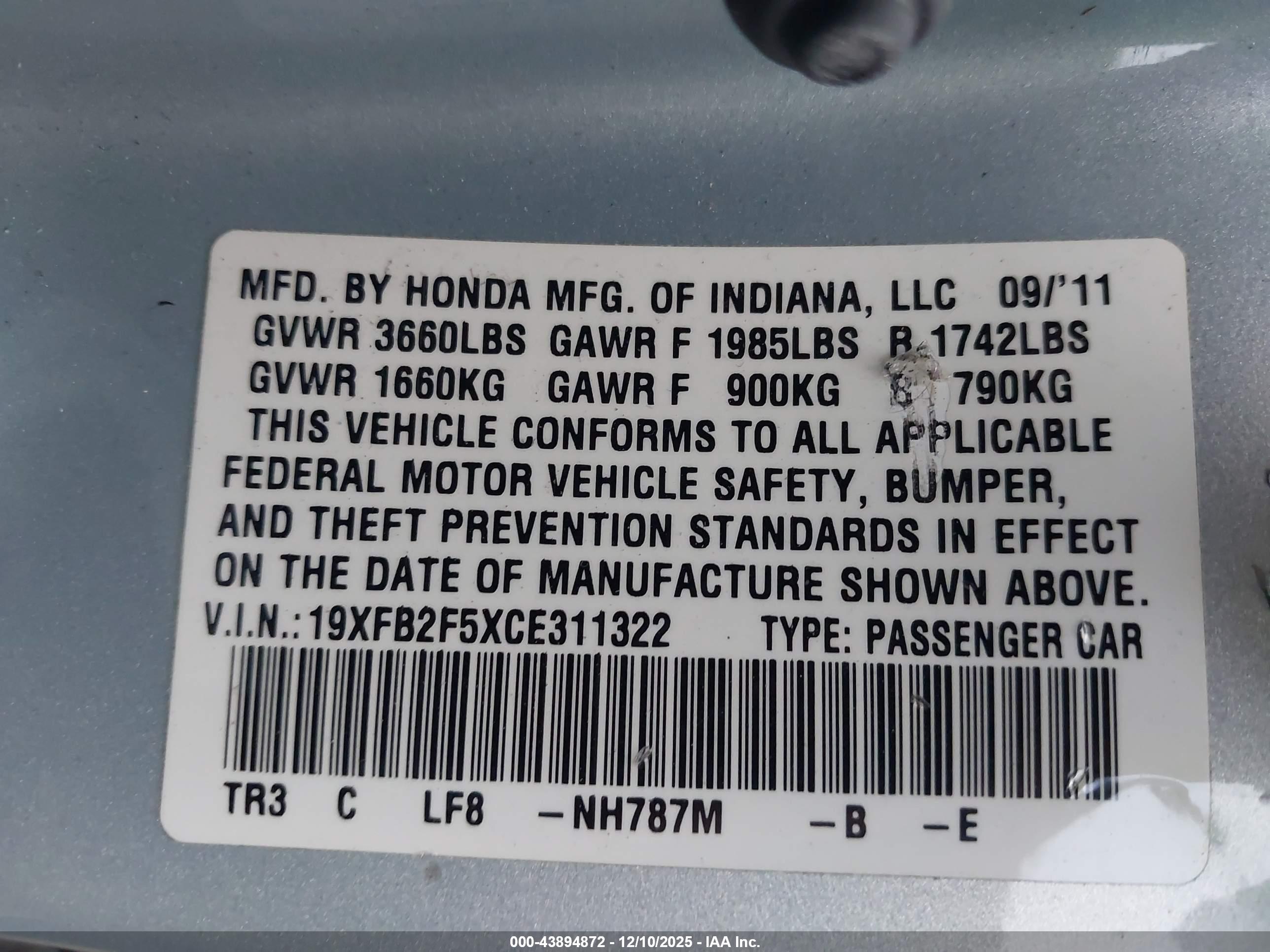 HONDA CIVIC image 9