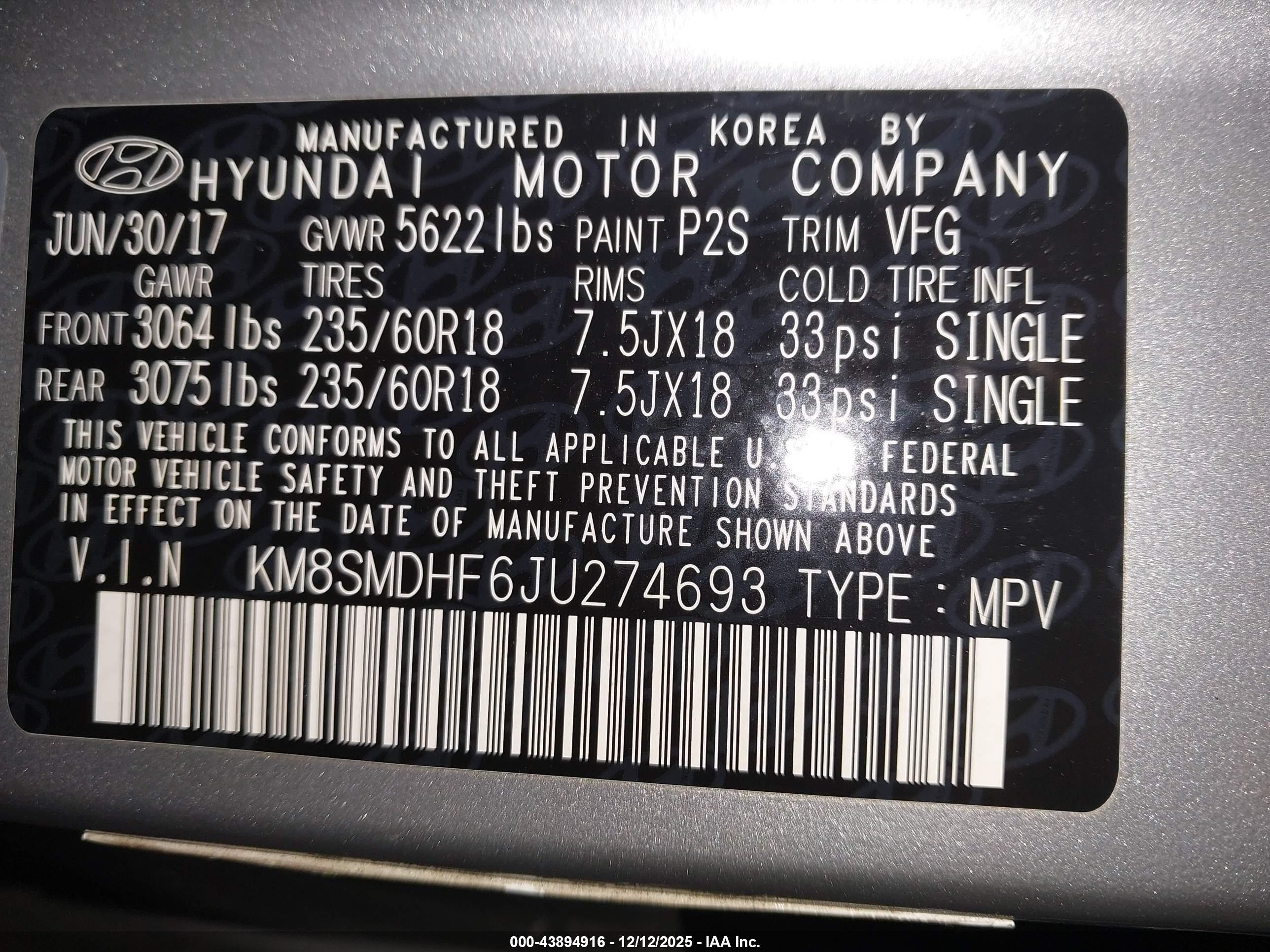 HYUNDAI SANTA image 9