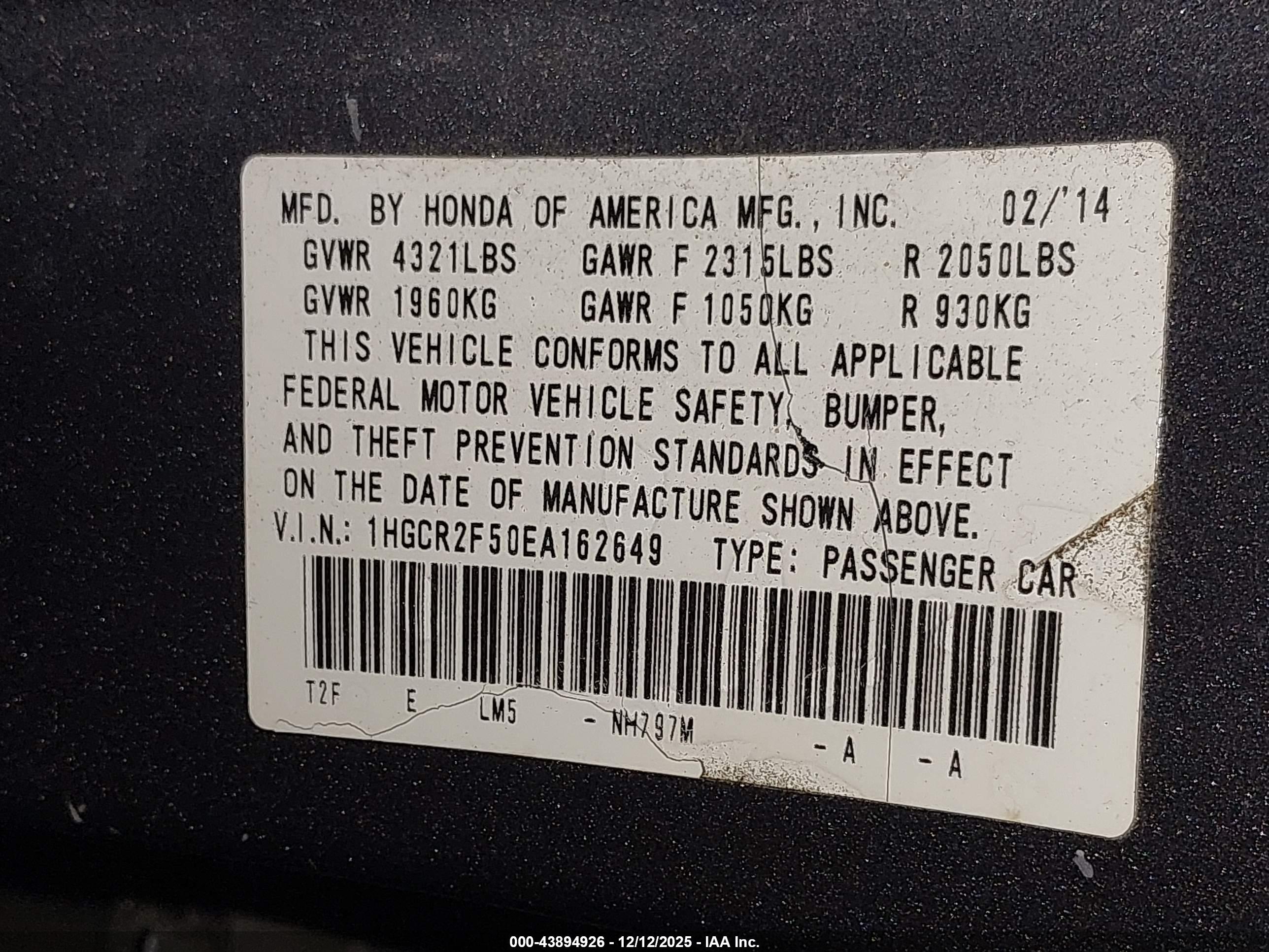 HONDA ACCORD image 9
