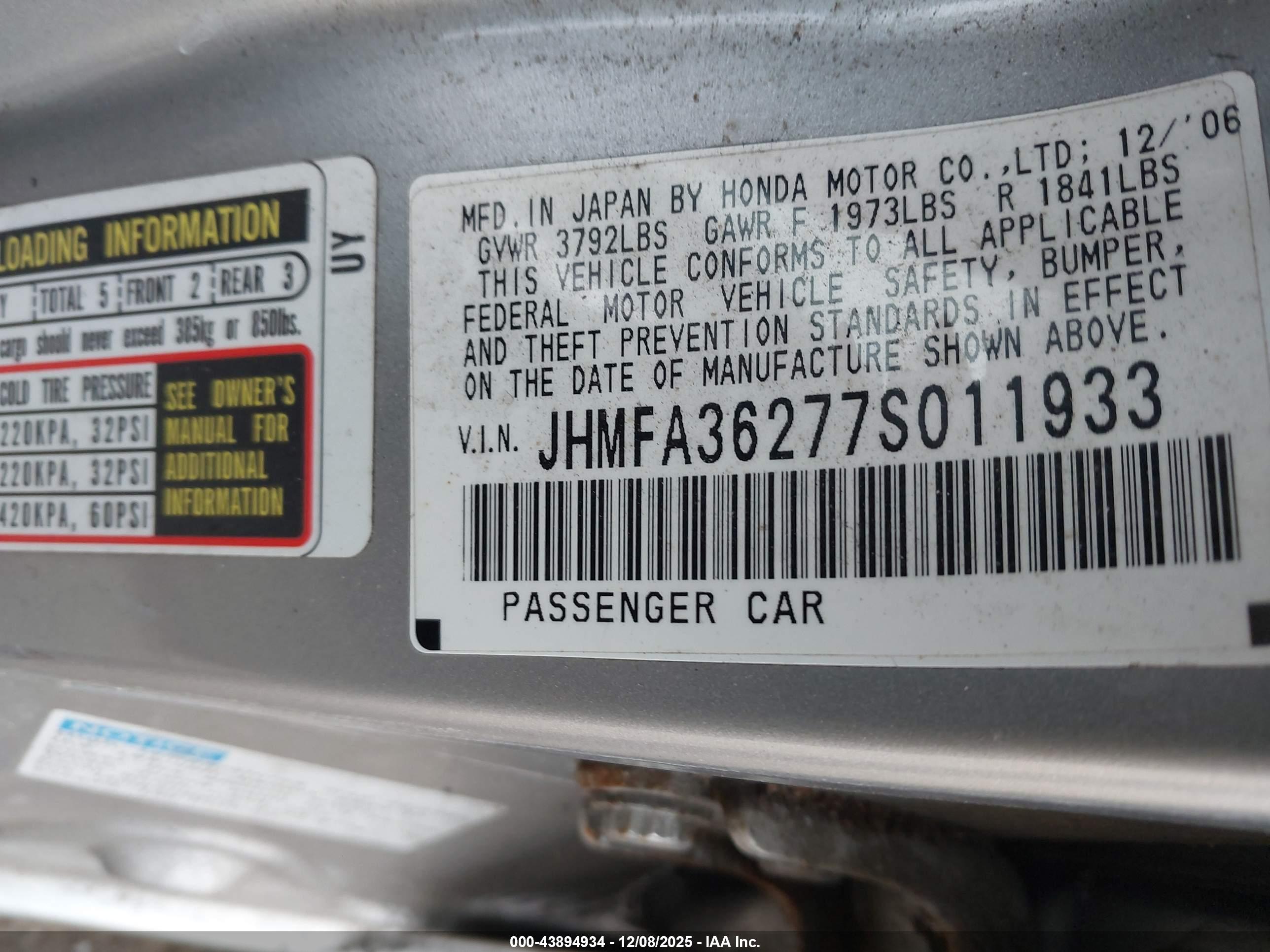 HONDA CIVIC image 9