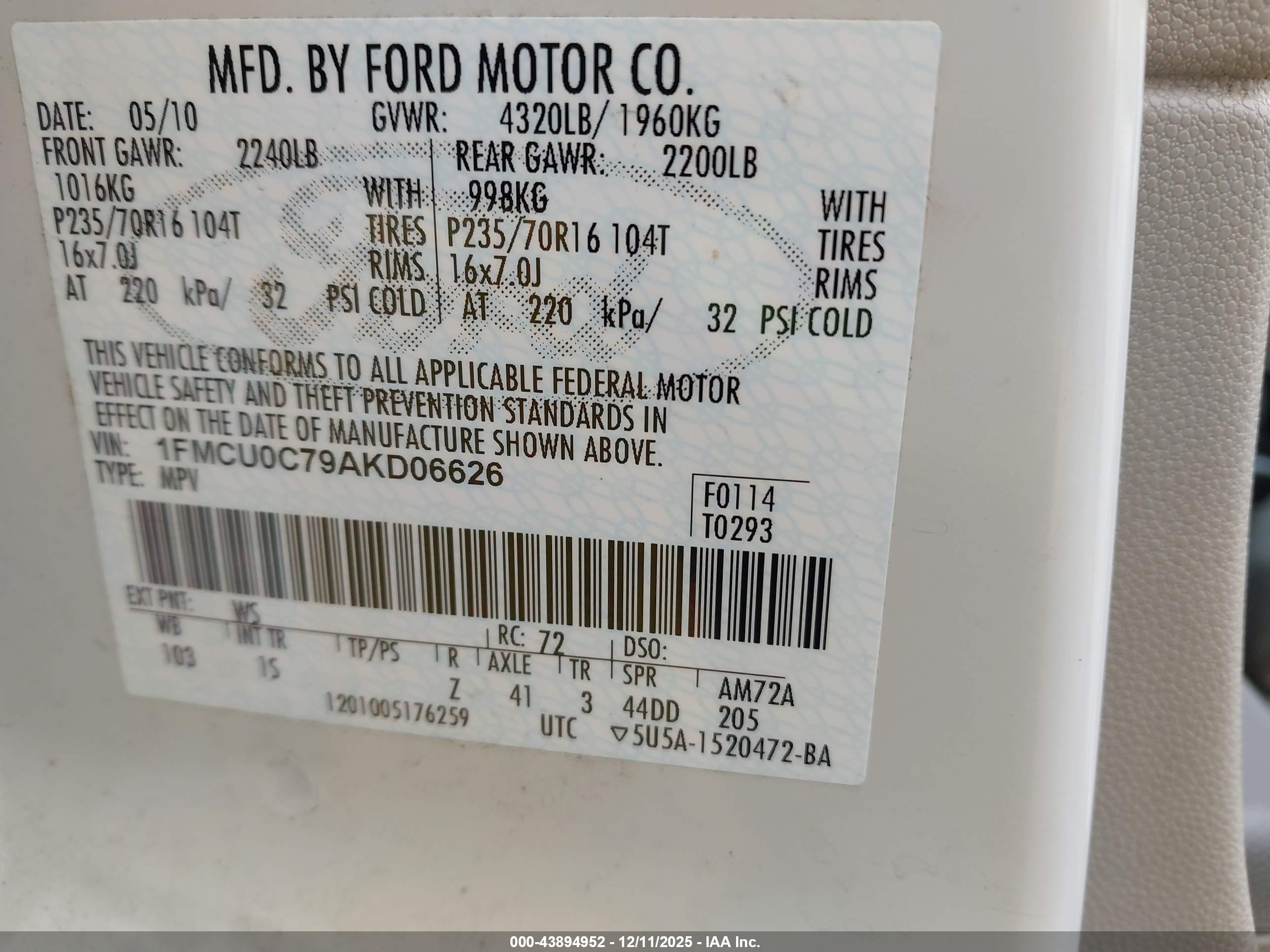 FORD ESCAPE image 9