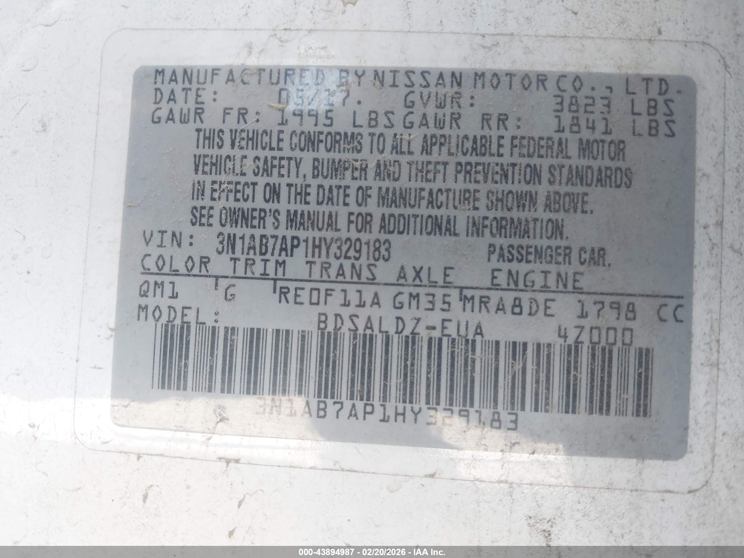 NISSAN SENTRA image 9