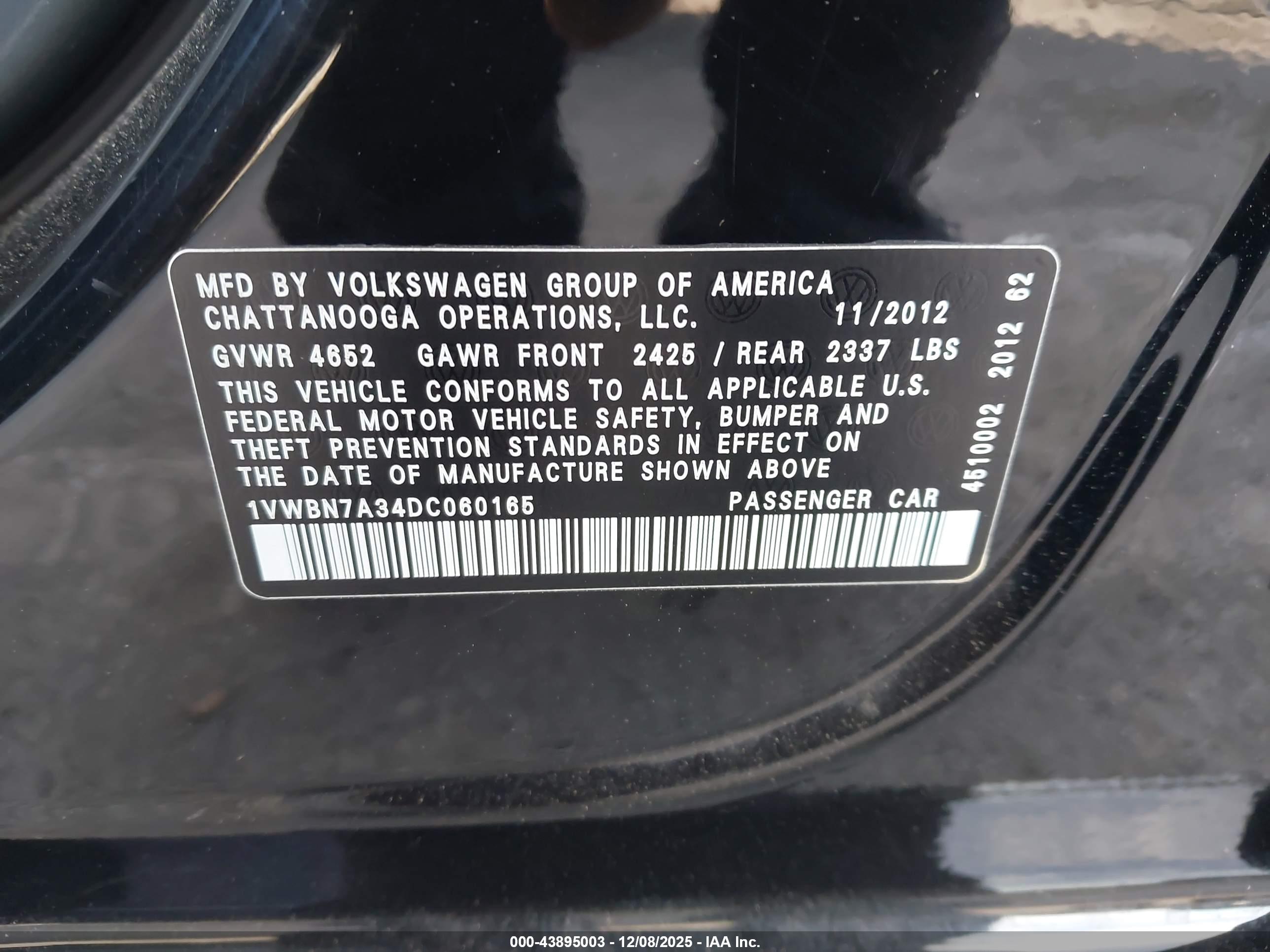 VOLKSWAGEN PASSAT image 9