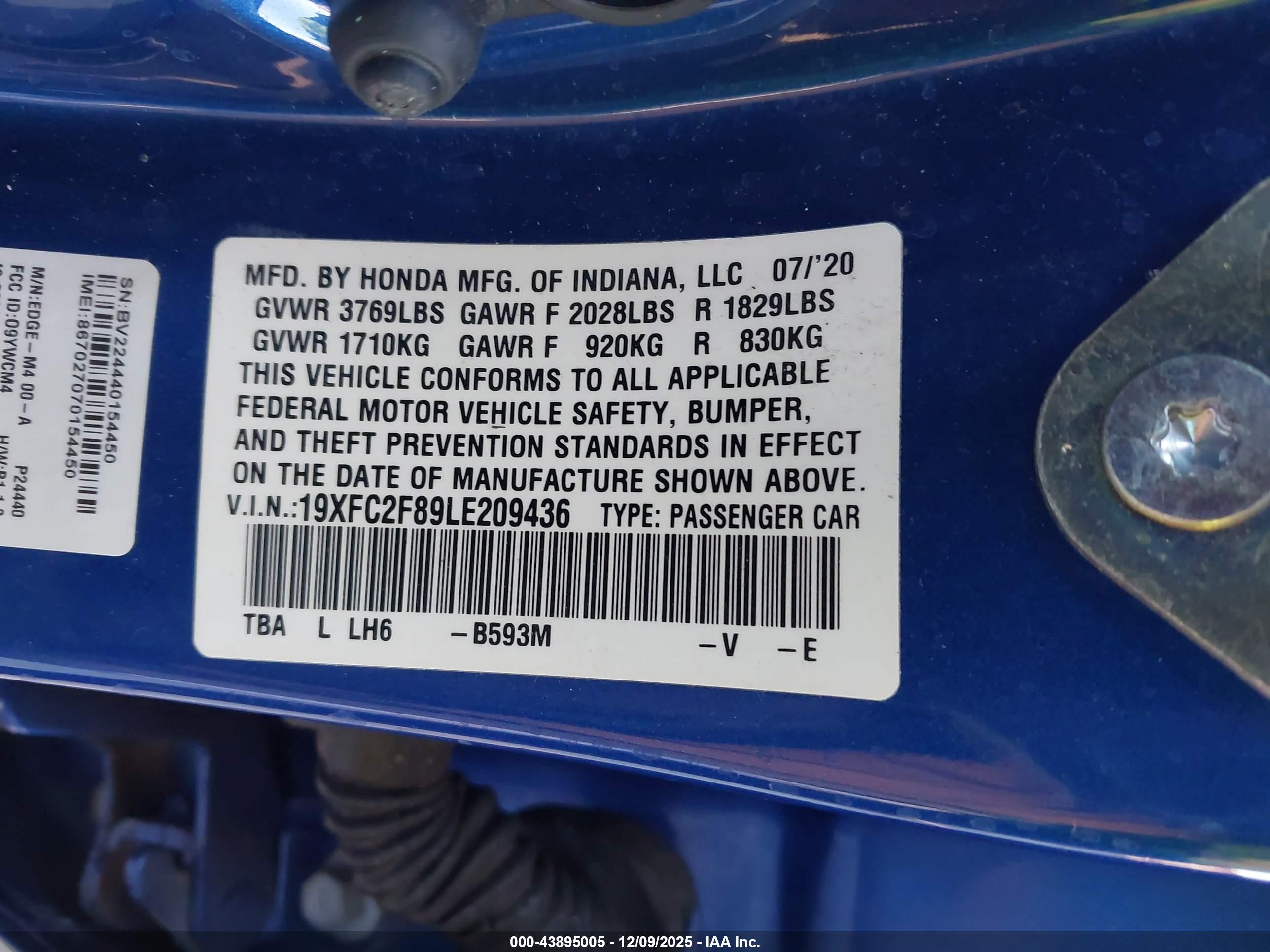 HONDA CIVIC image 9