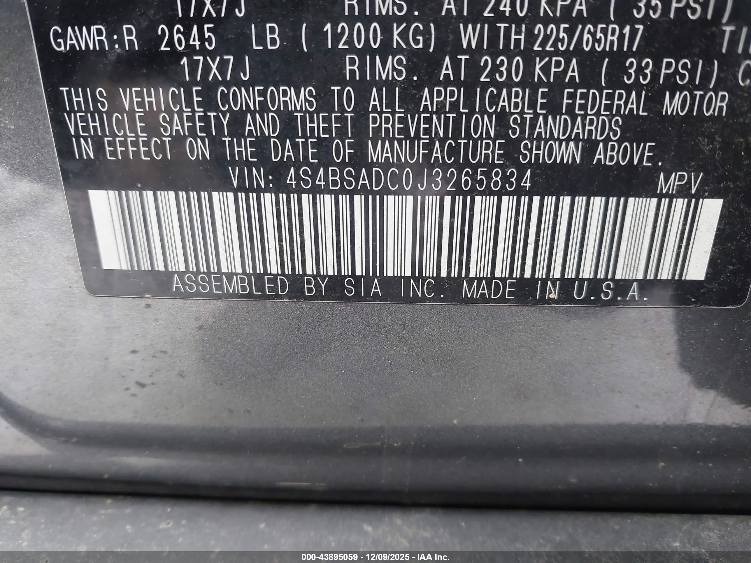 SUBARU OUTBACK image 9