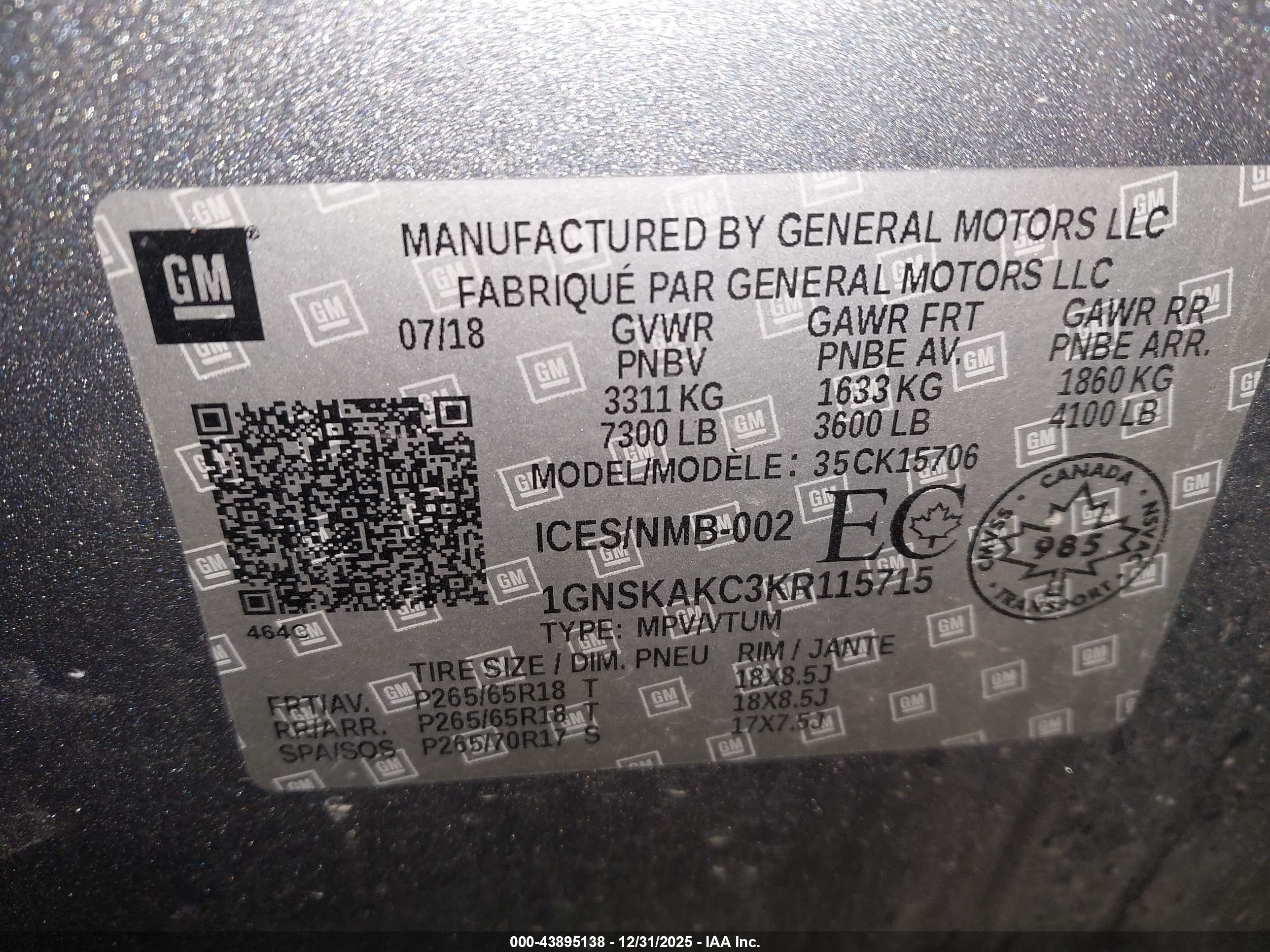 CHEVROLET TAHOE image 9