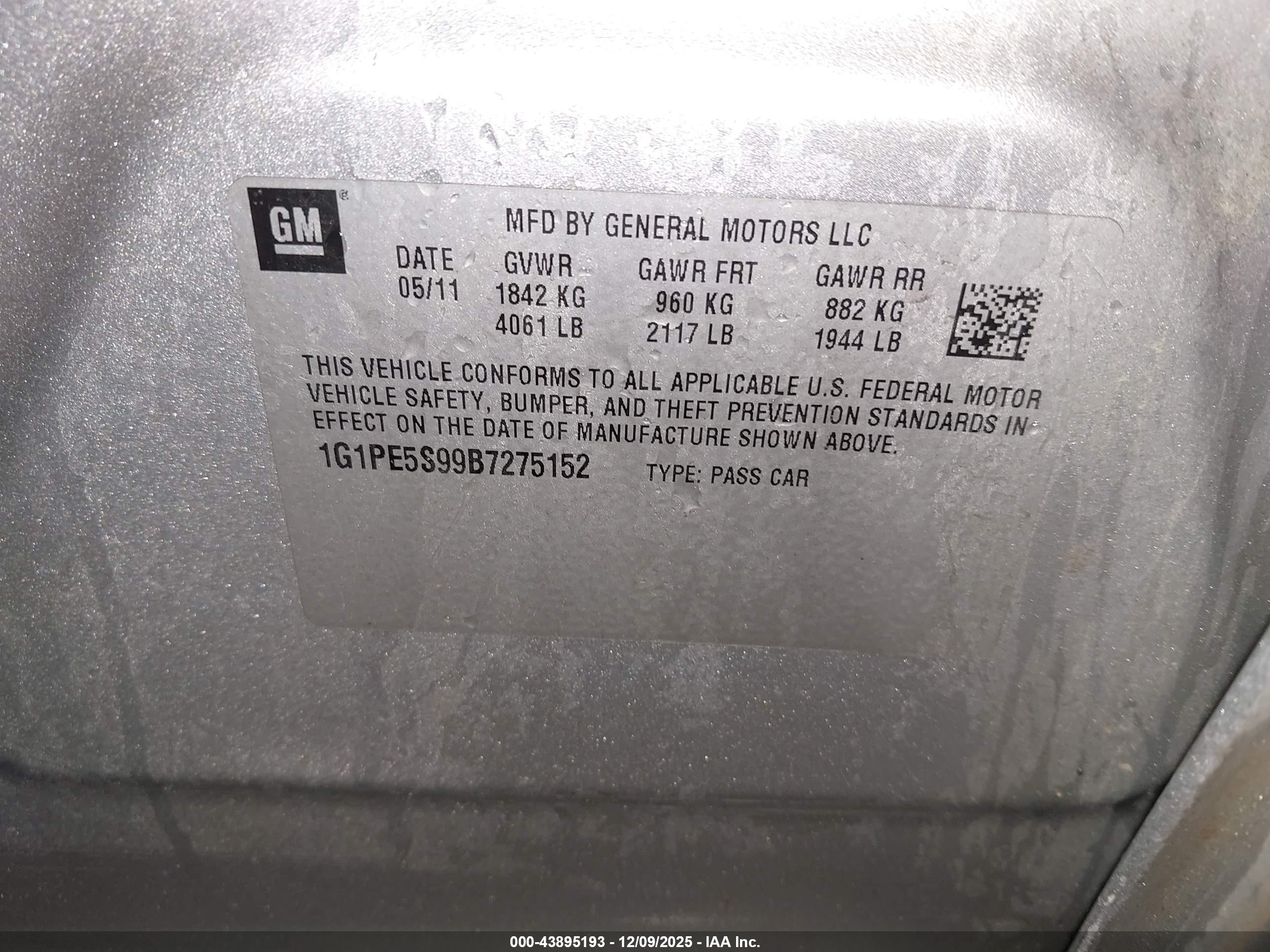 CHEVROLET CRUZE image 9