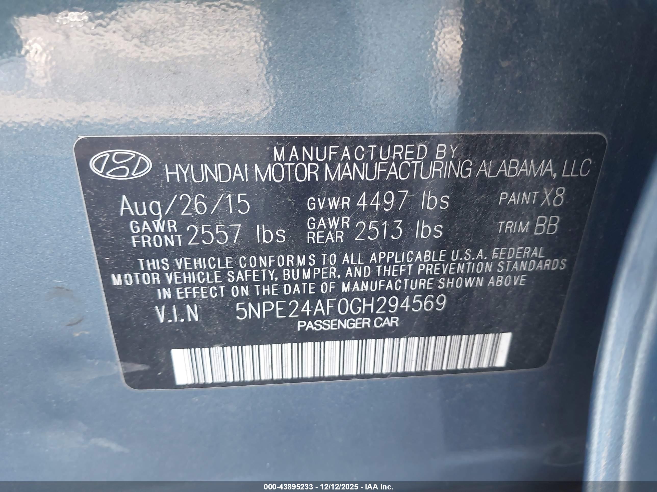 HYUNDAI SONATA image 9