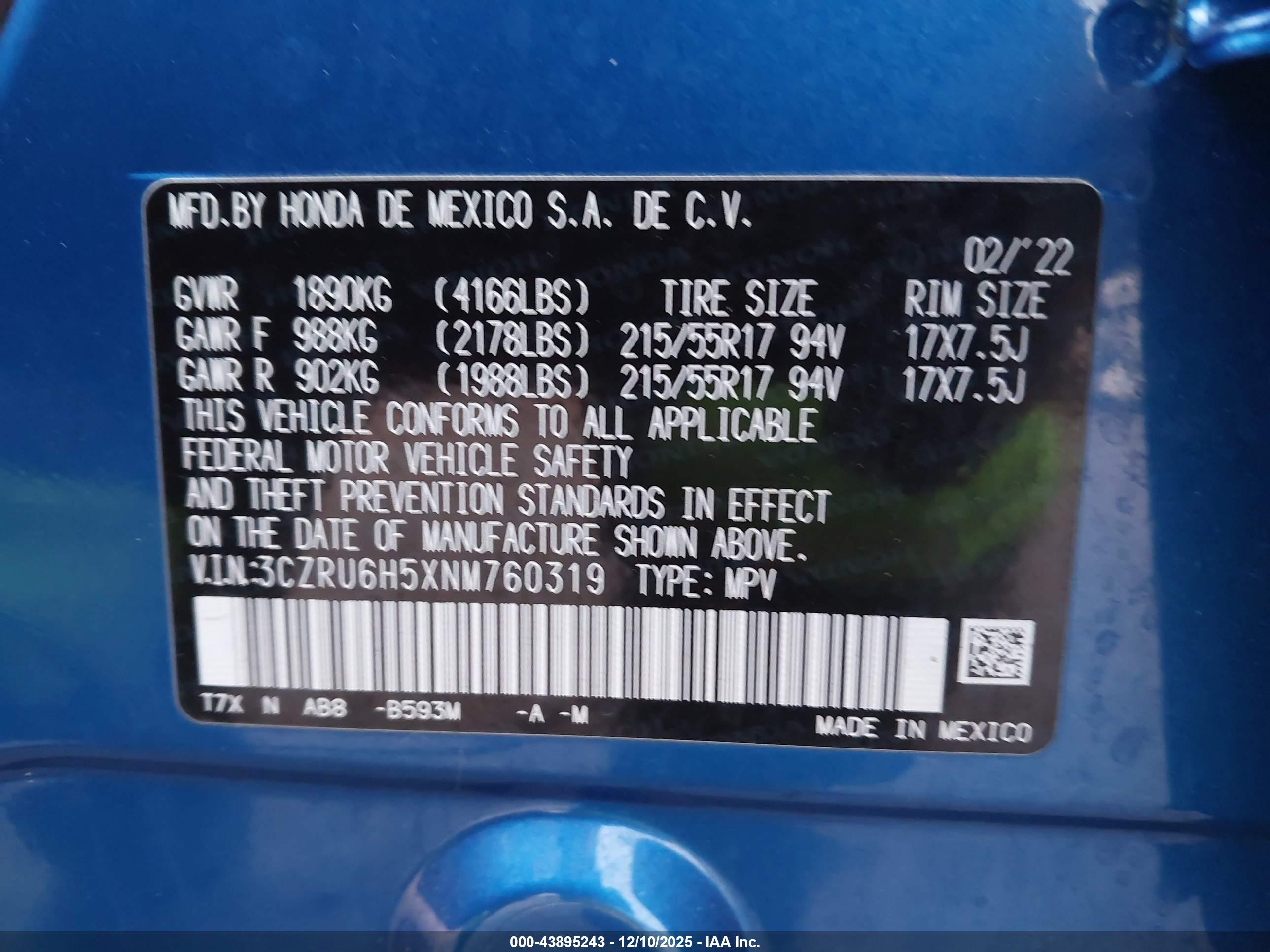 HONDA HR-V image 9