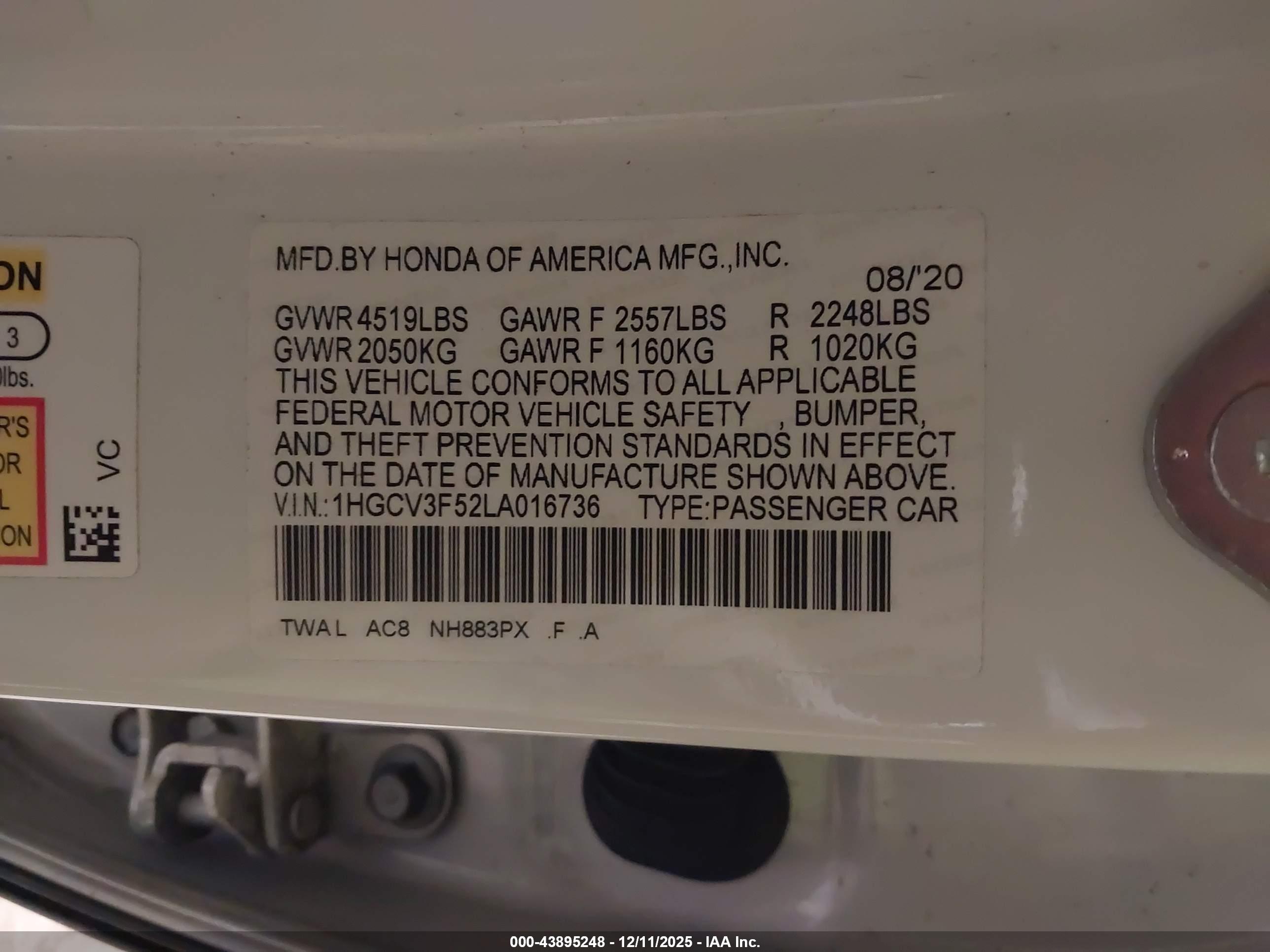 HONDA ACCORD image 9