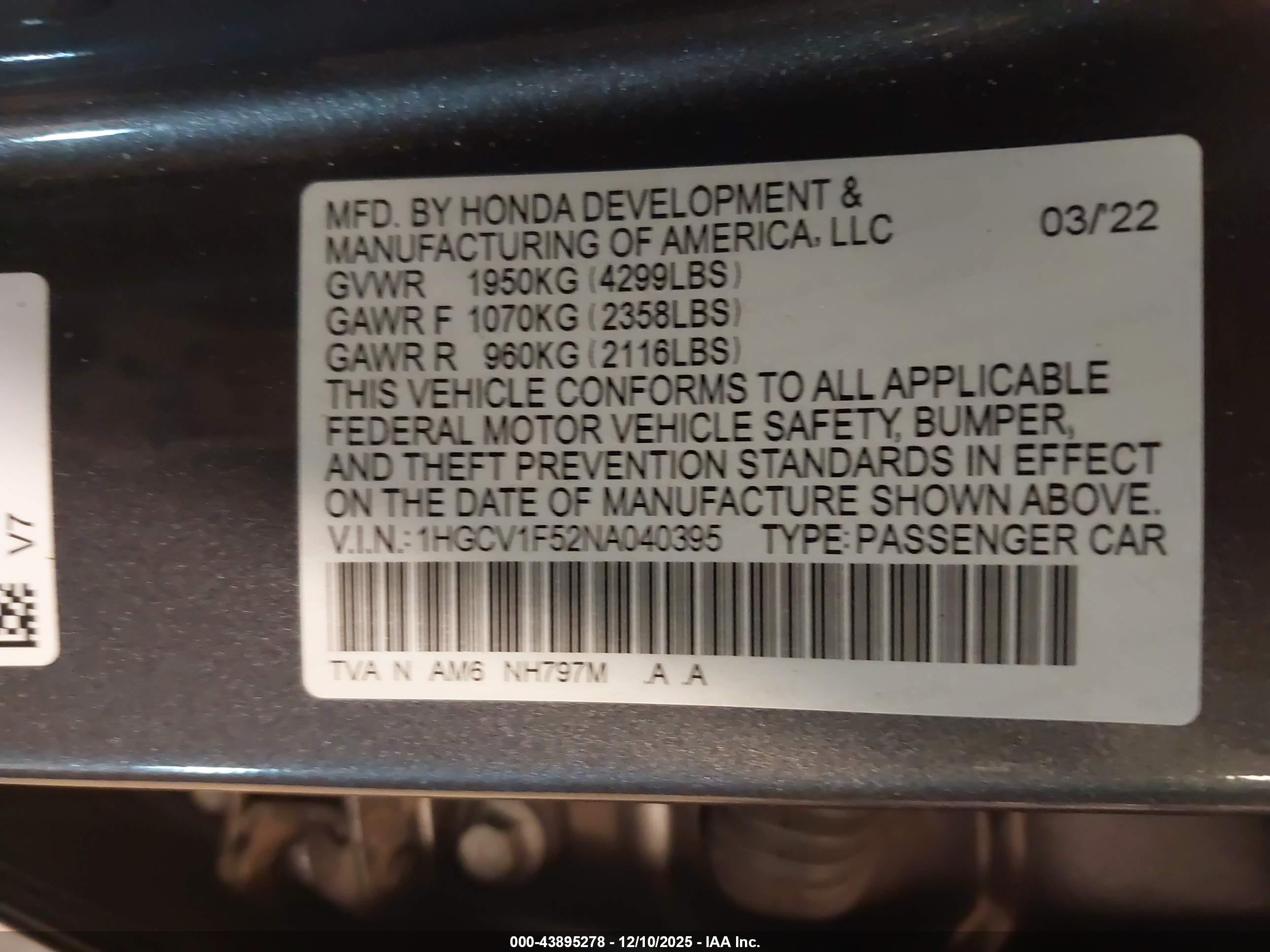 HONDA ACCORD image 9