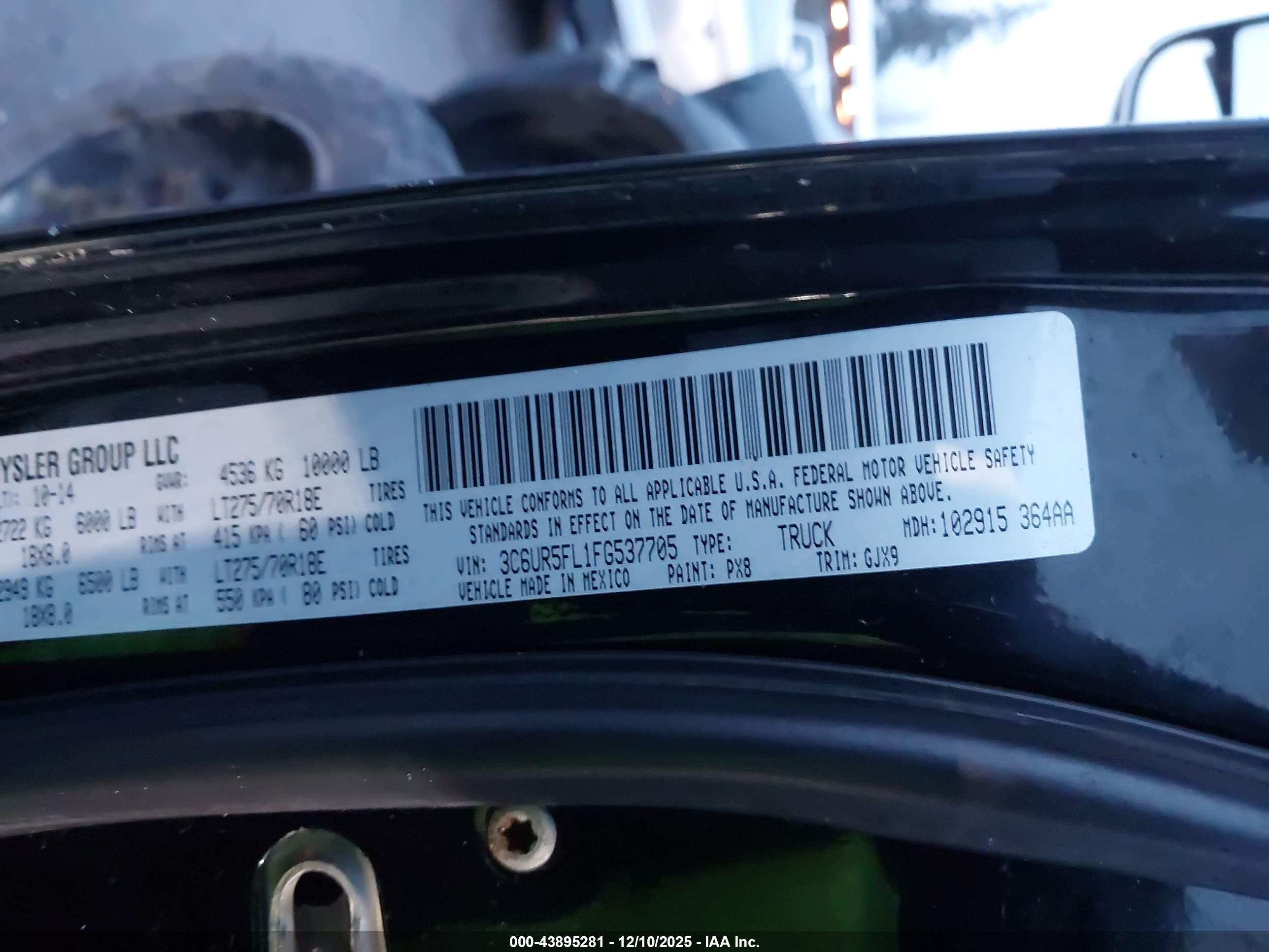 RAM 2500 image 9
