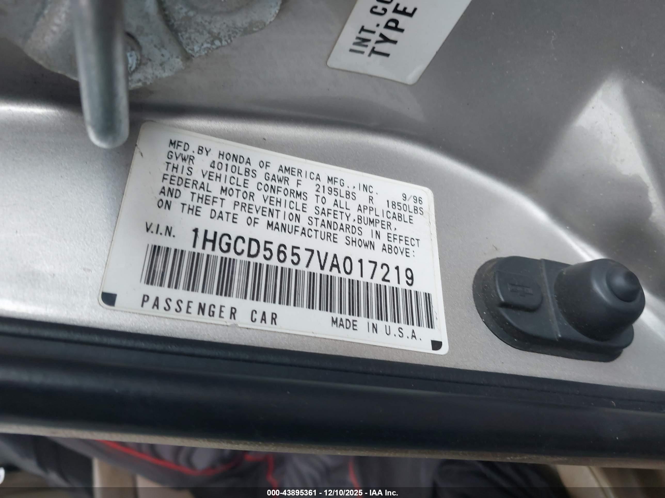 HONDA ACCORD image 9