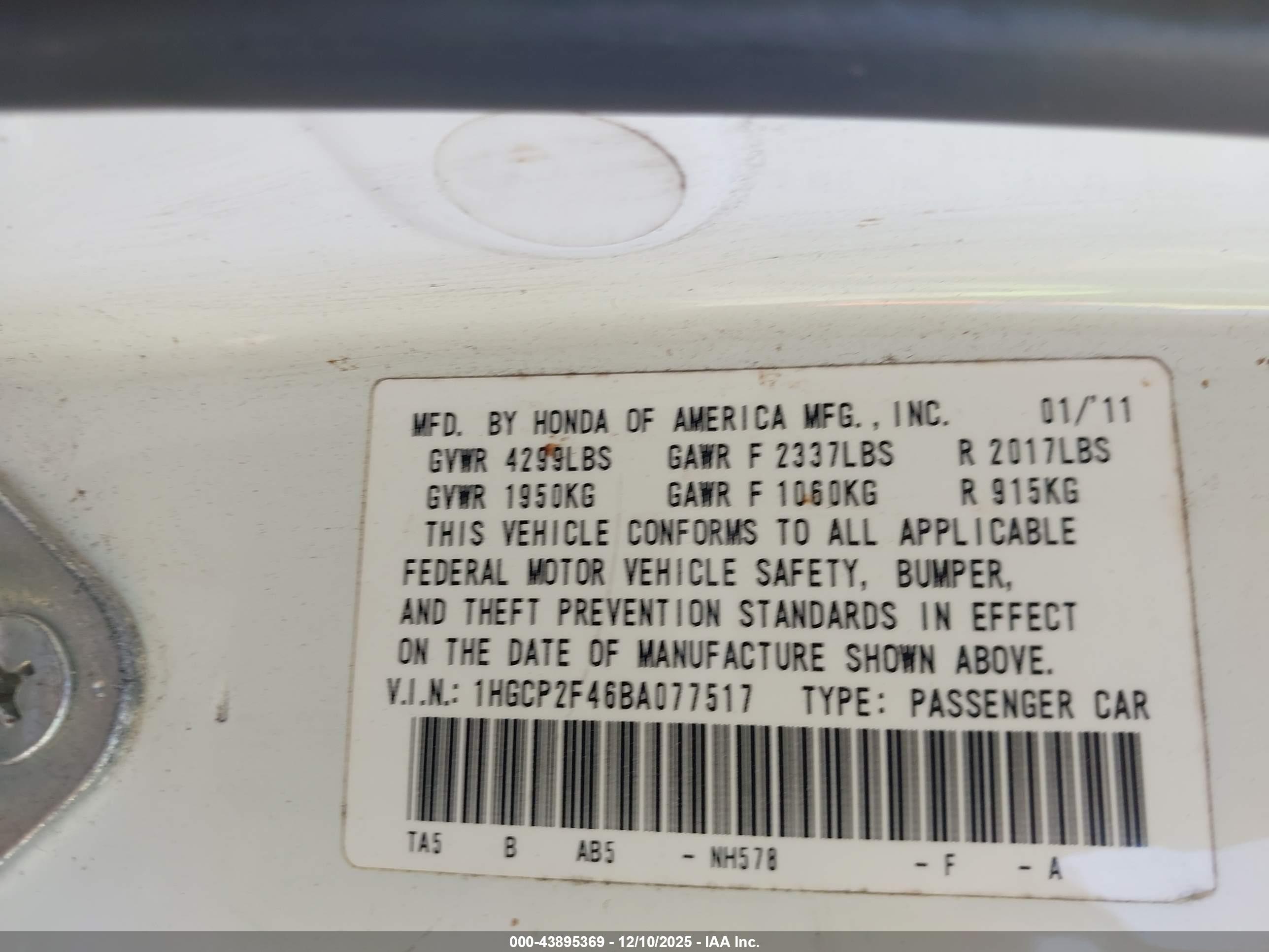 HONDA ACCORD image 9