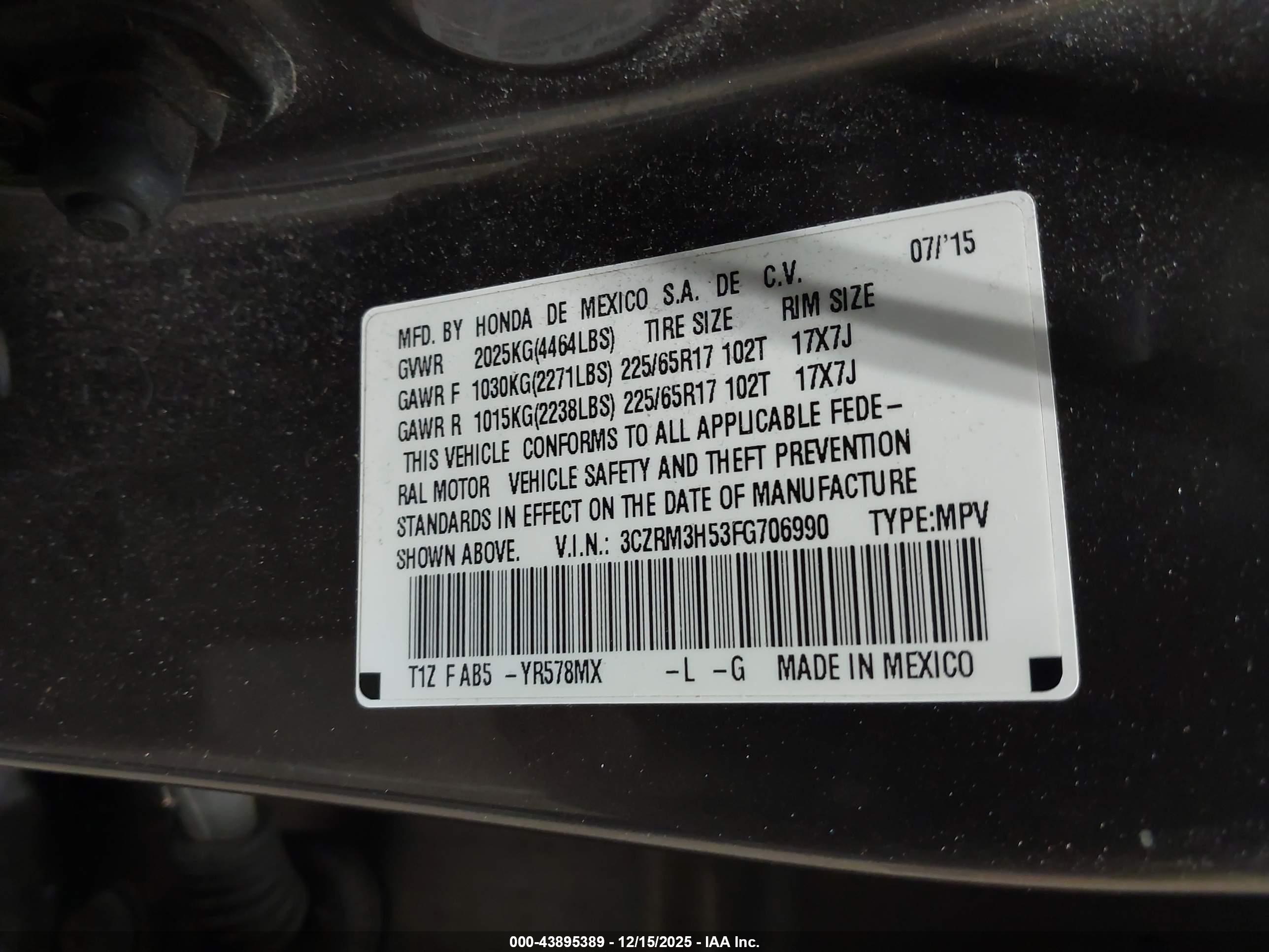 HONDA CR-V image 9