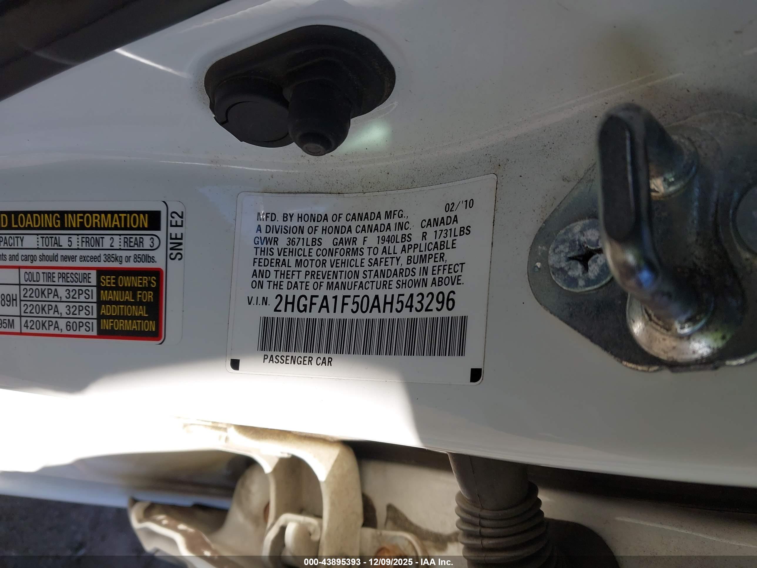 HONDA CIVIC image 9