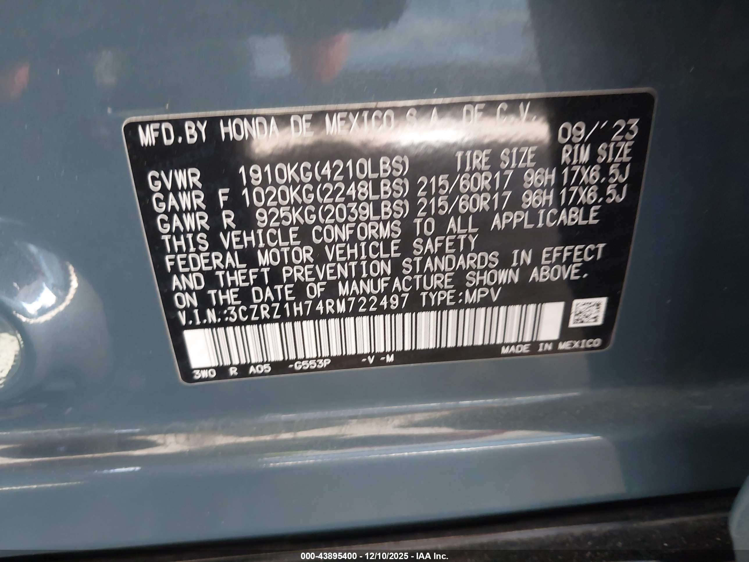 HONDA HR-V image 9