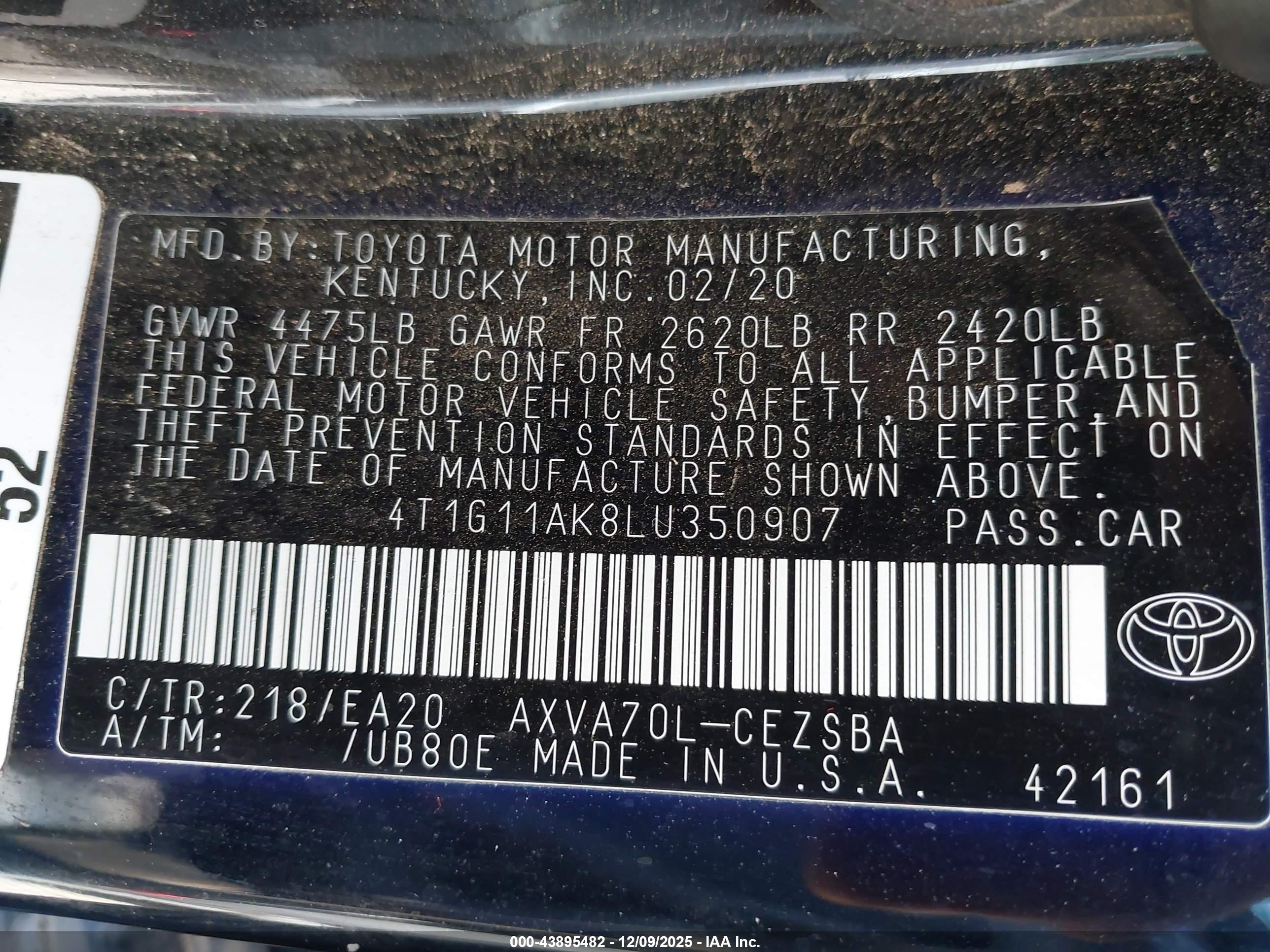 TOYOTA CAMRY image 9