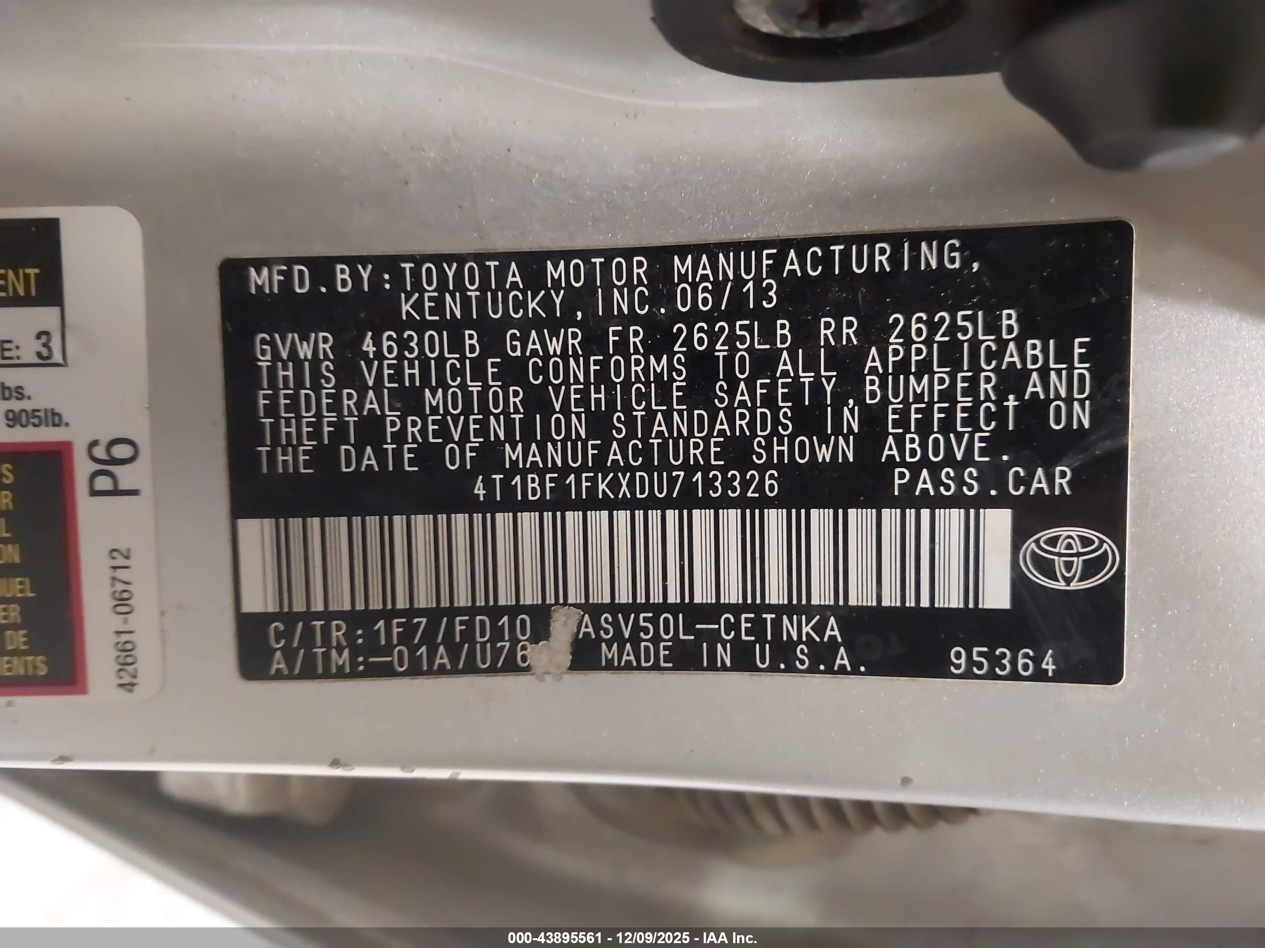 TOYOTA CAMRY image 9