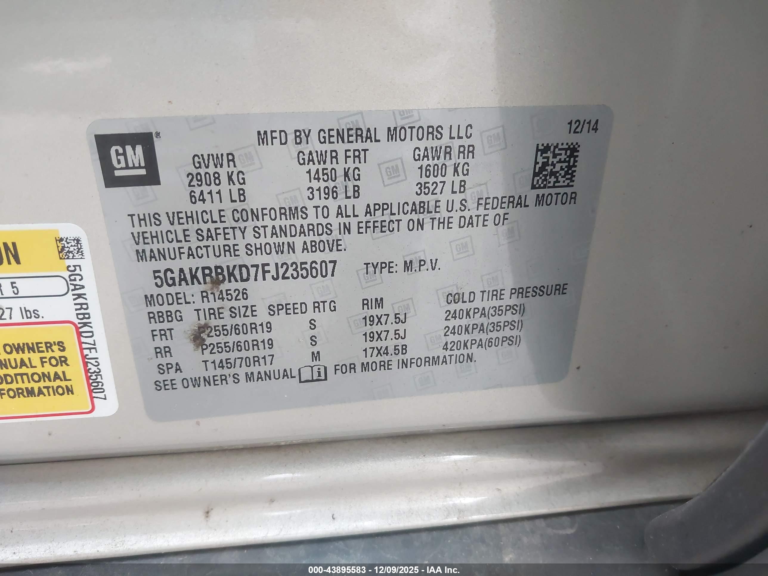 BUICK ENCLAVE image 9