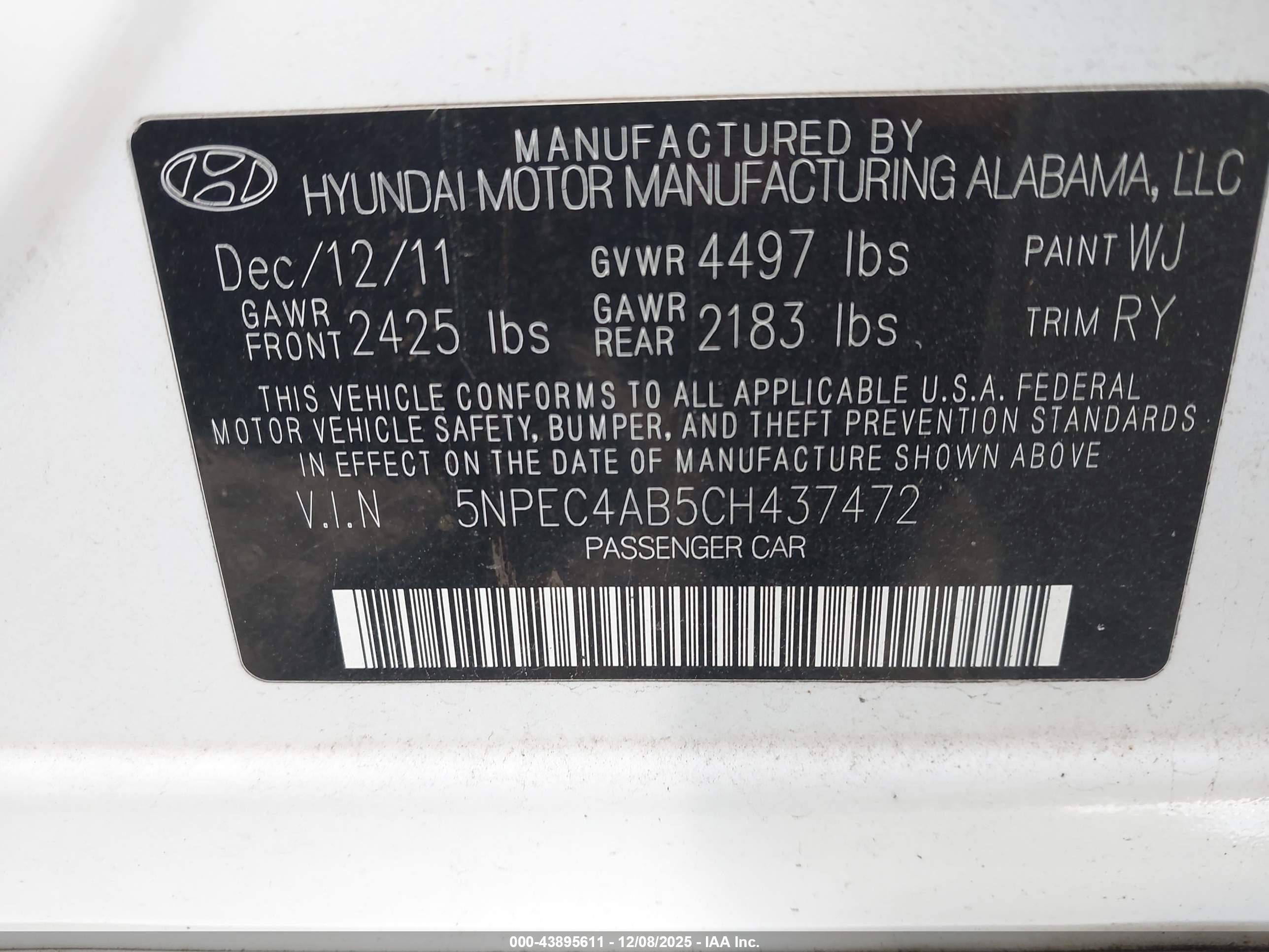 HYUNDAI SONATA image 9