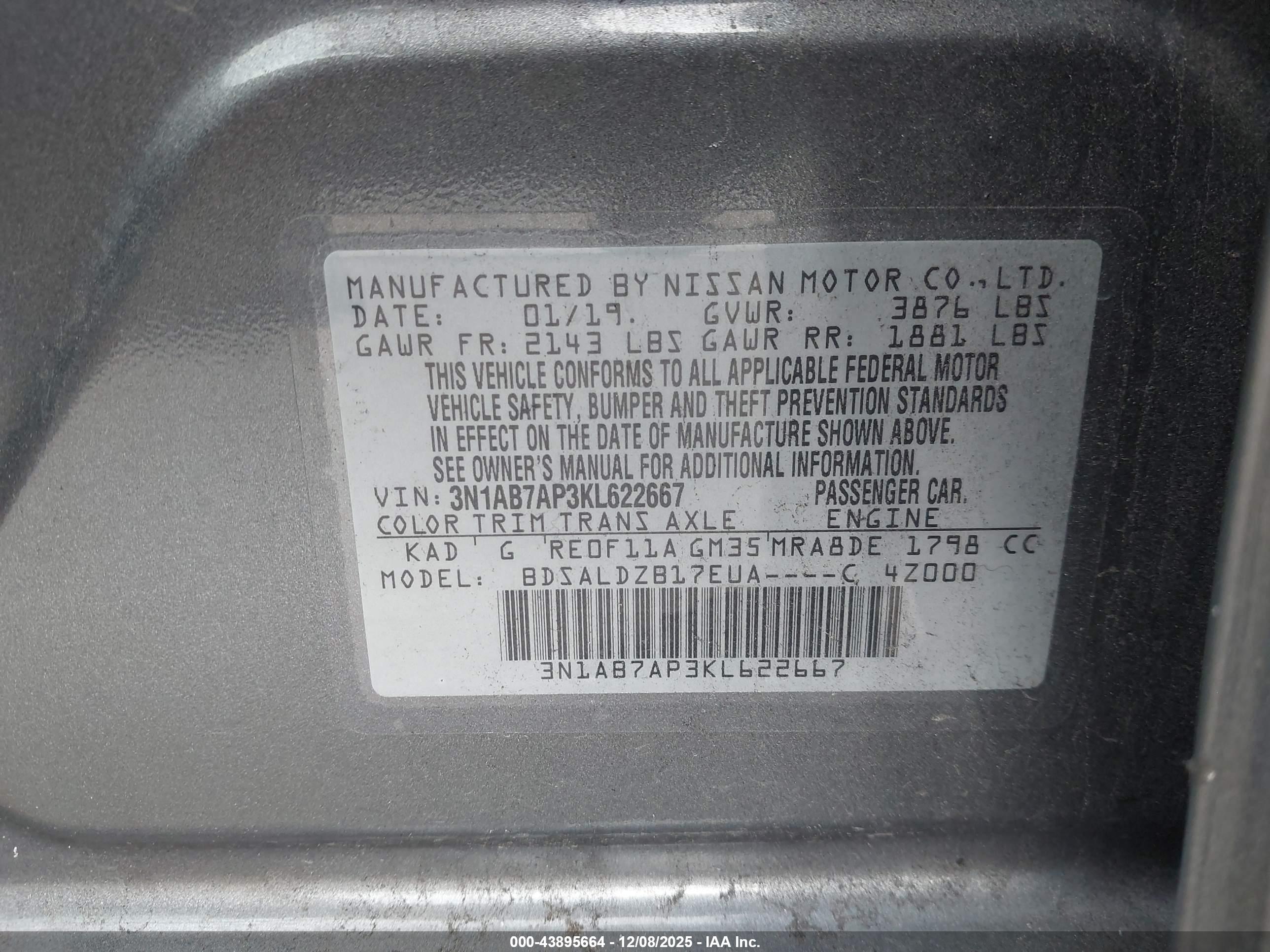 NISSAN SENTRA image 9