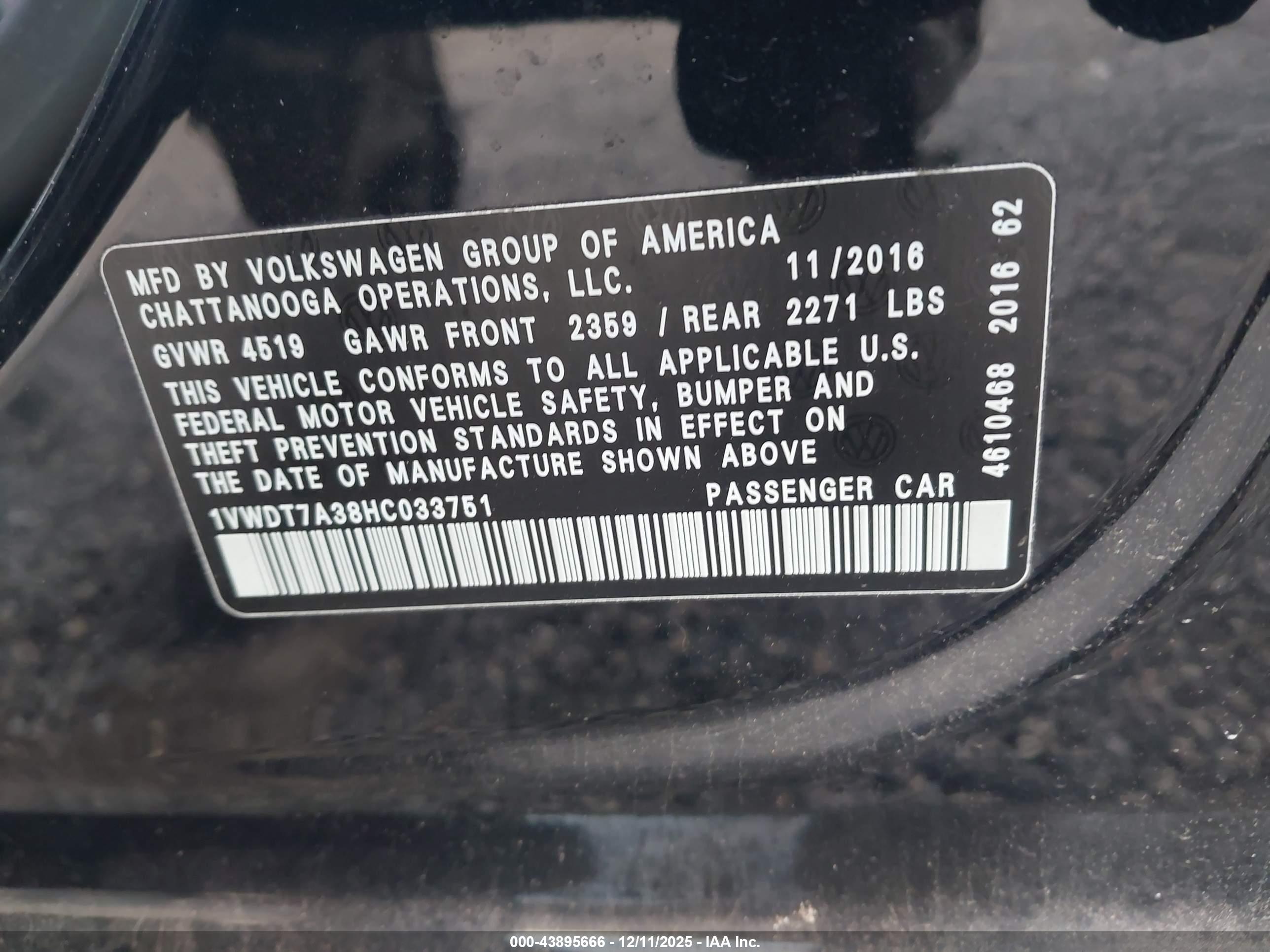 VOLKSWAGEN PASSAT image 9