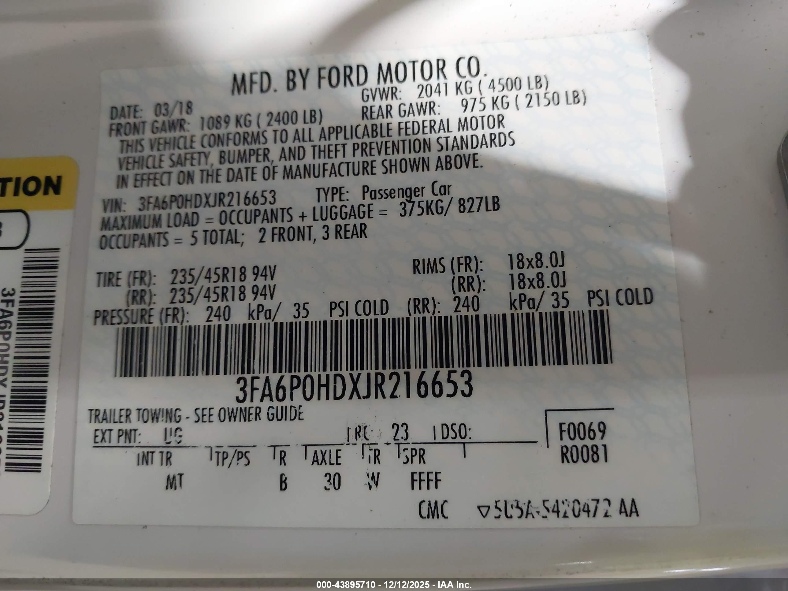 FORD FUSION image 9