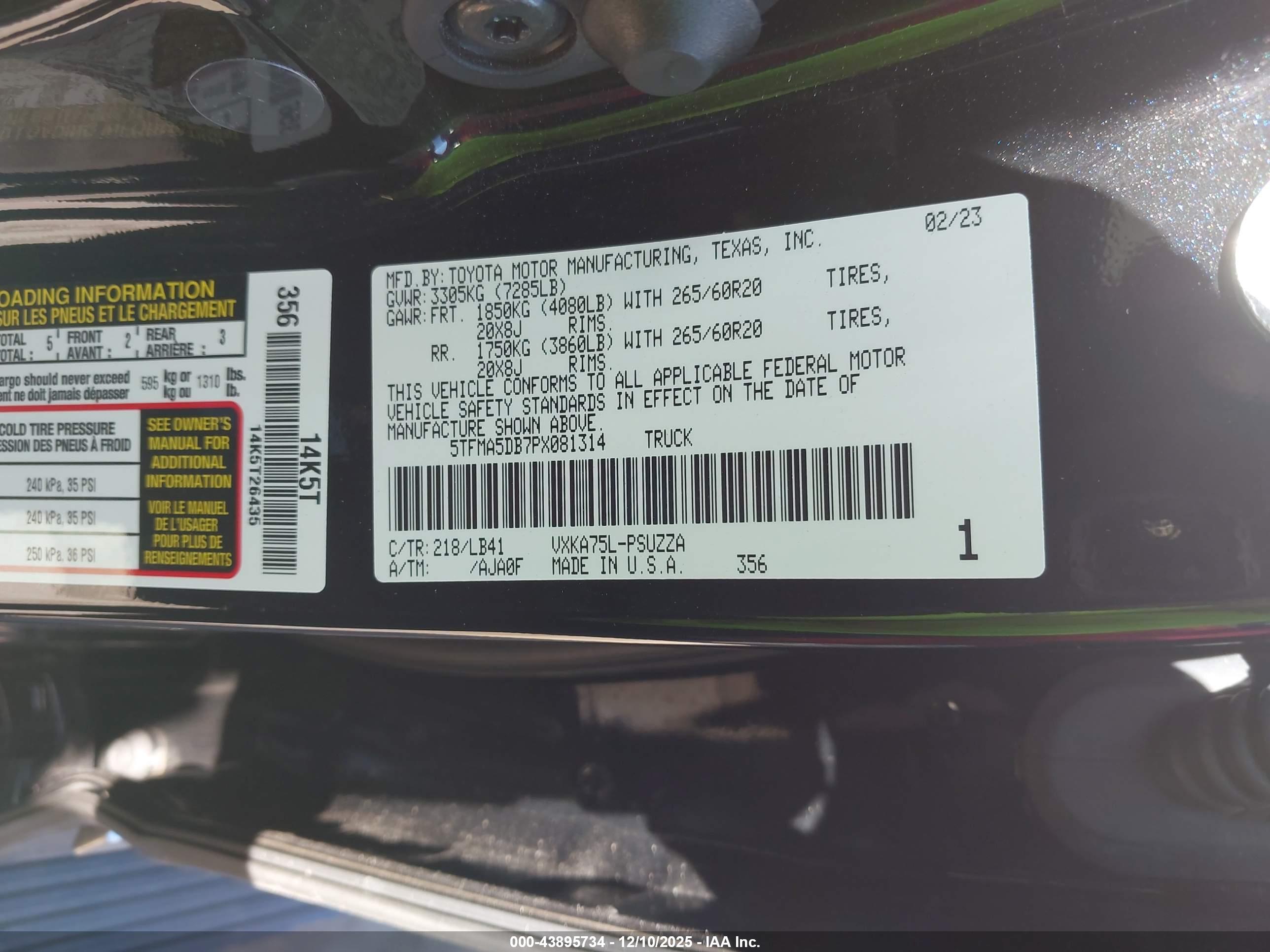 TOYOTA TUNDRA image 9