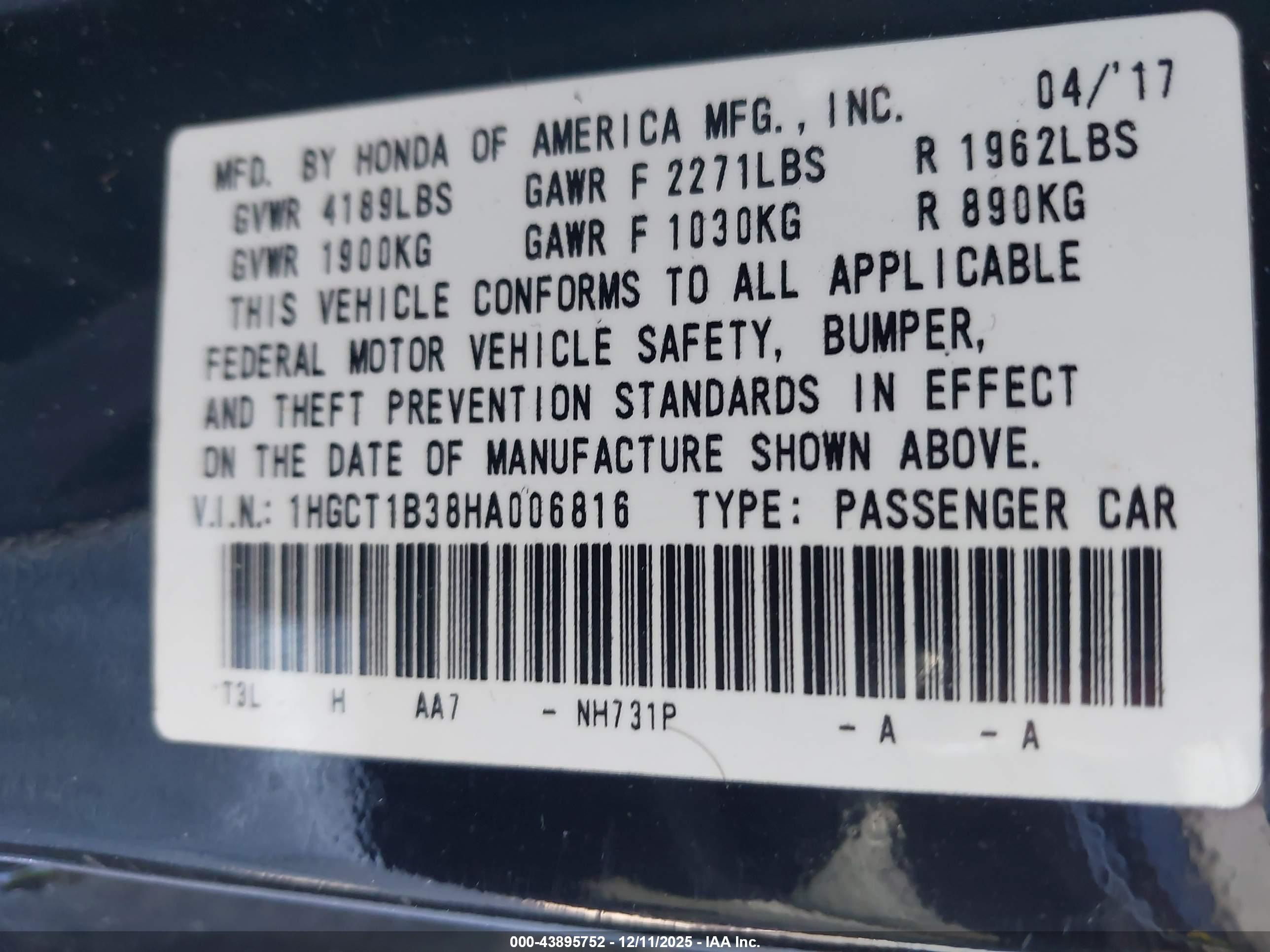 HONDA ACCORD image 9