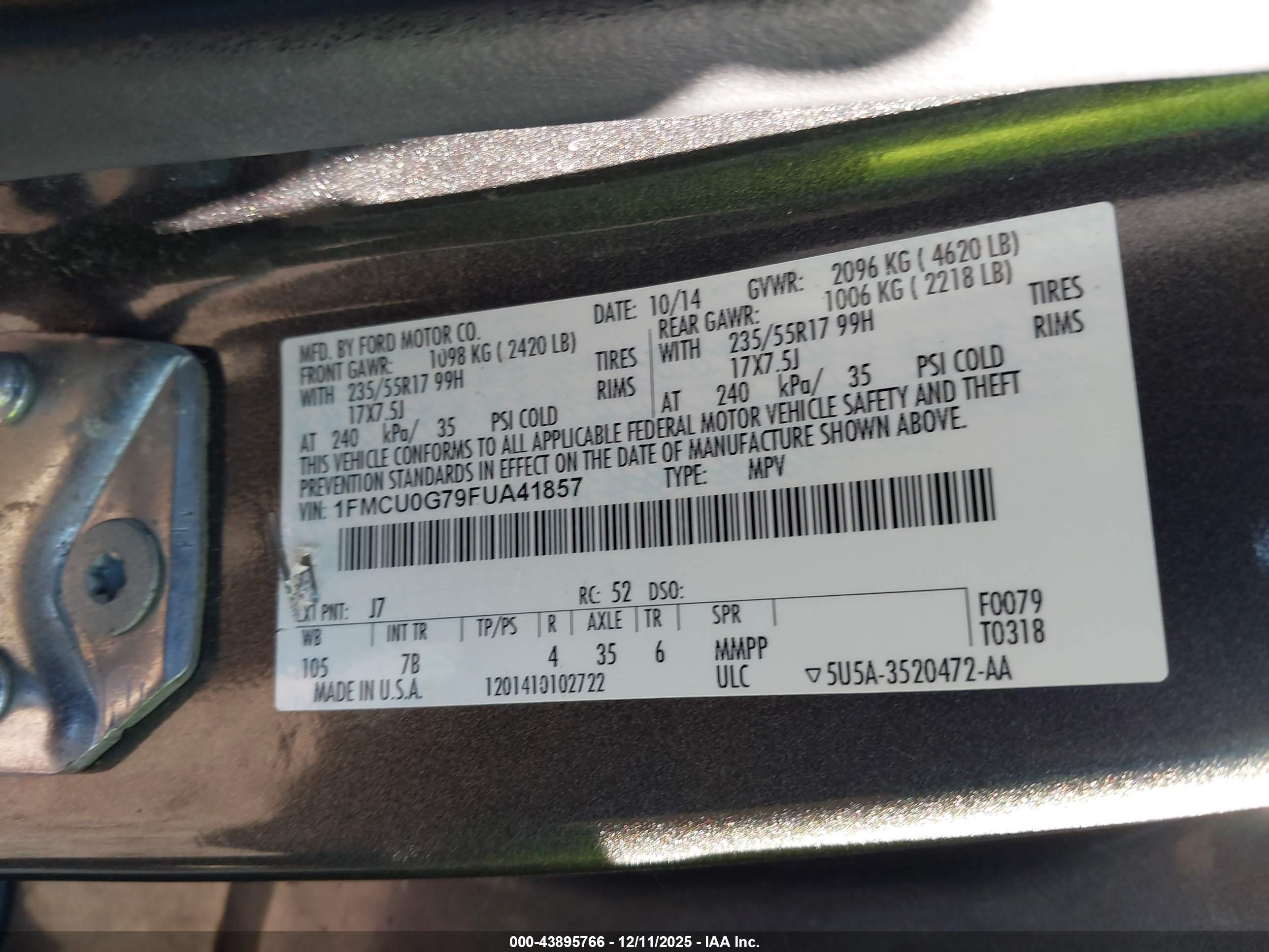 FORD ESCAPE image 9