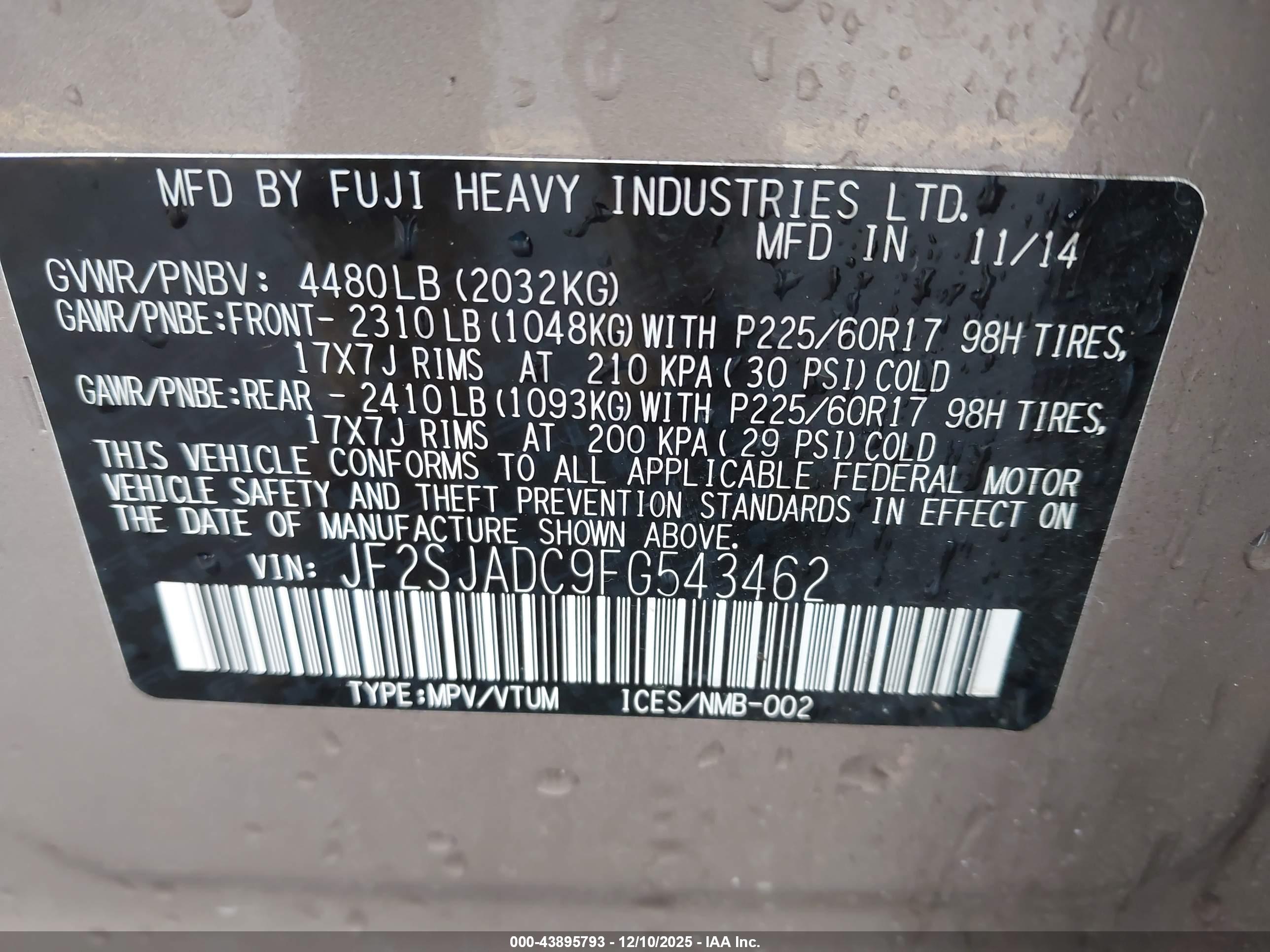 SUBARU FORESTER image 9