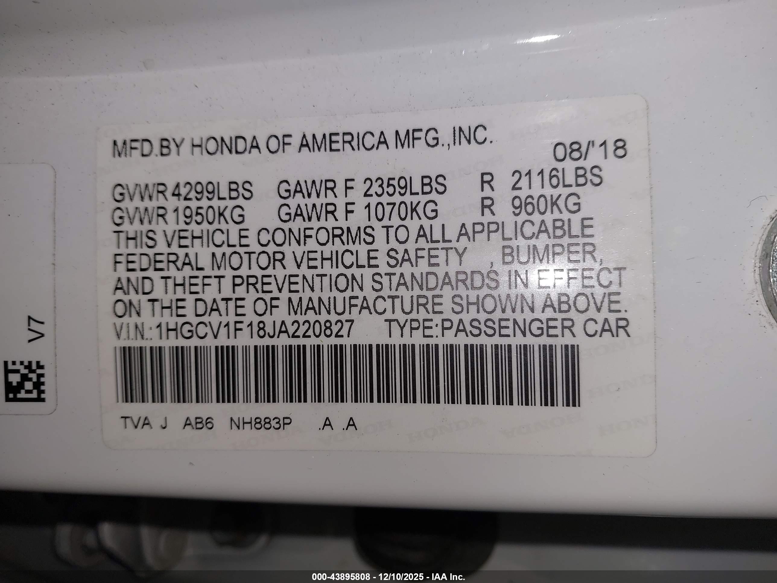 HONDA ACCORD image 9