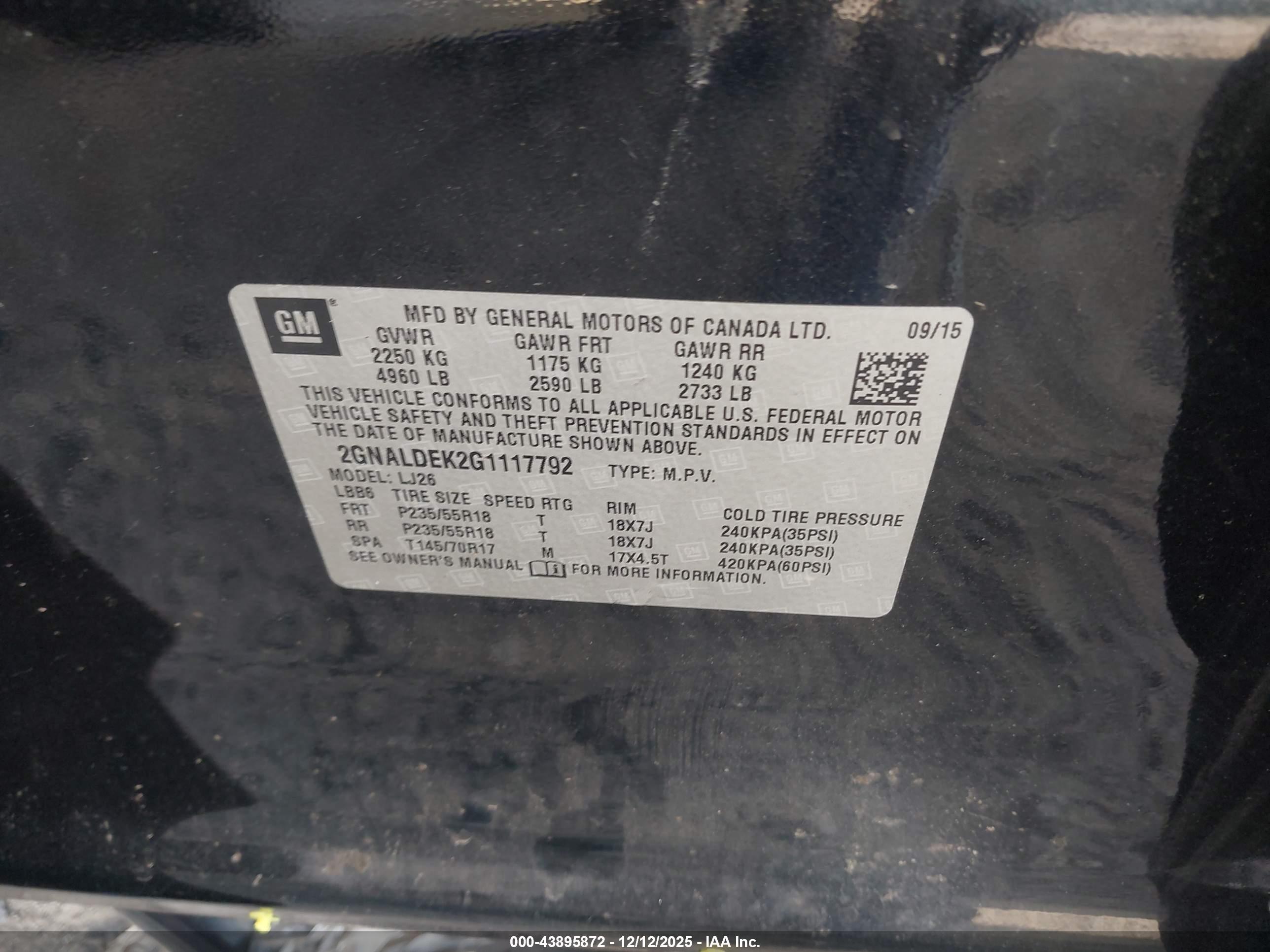 CHEVROLET EQUINOX image 9