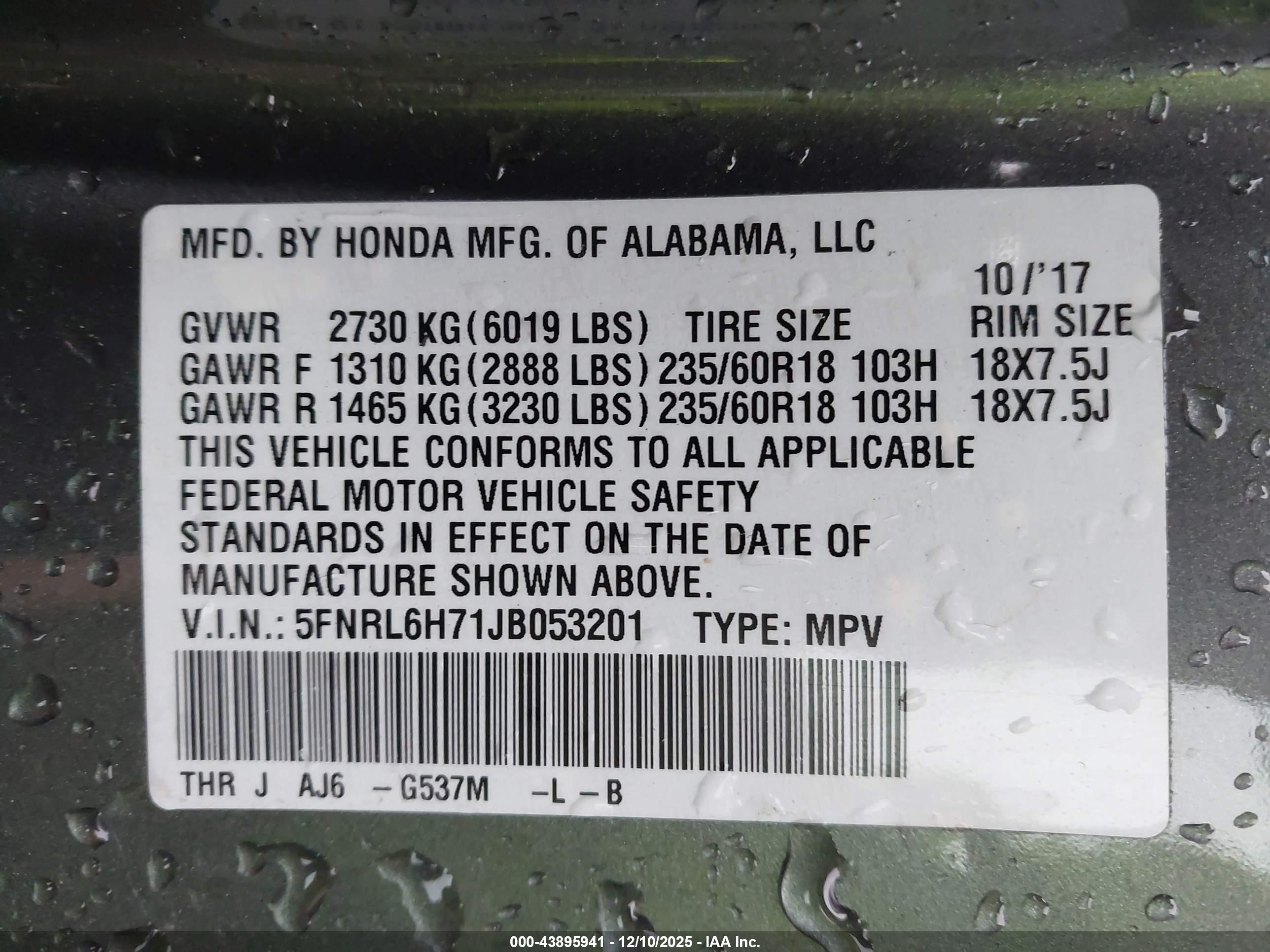HONDA ODYSSEY image 9
