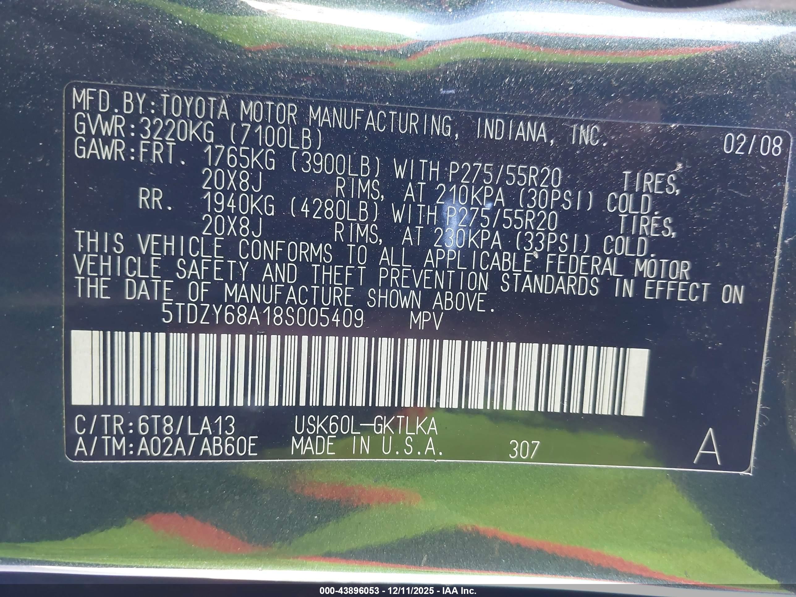 TOYOTA SEQUOIA image 9