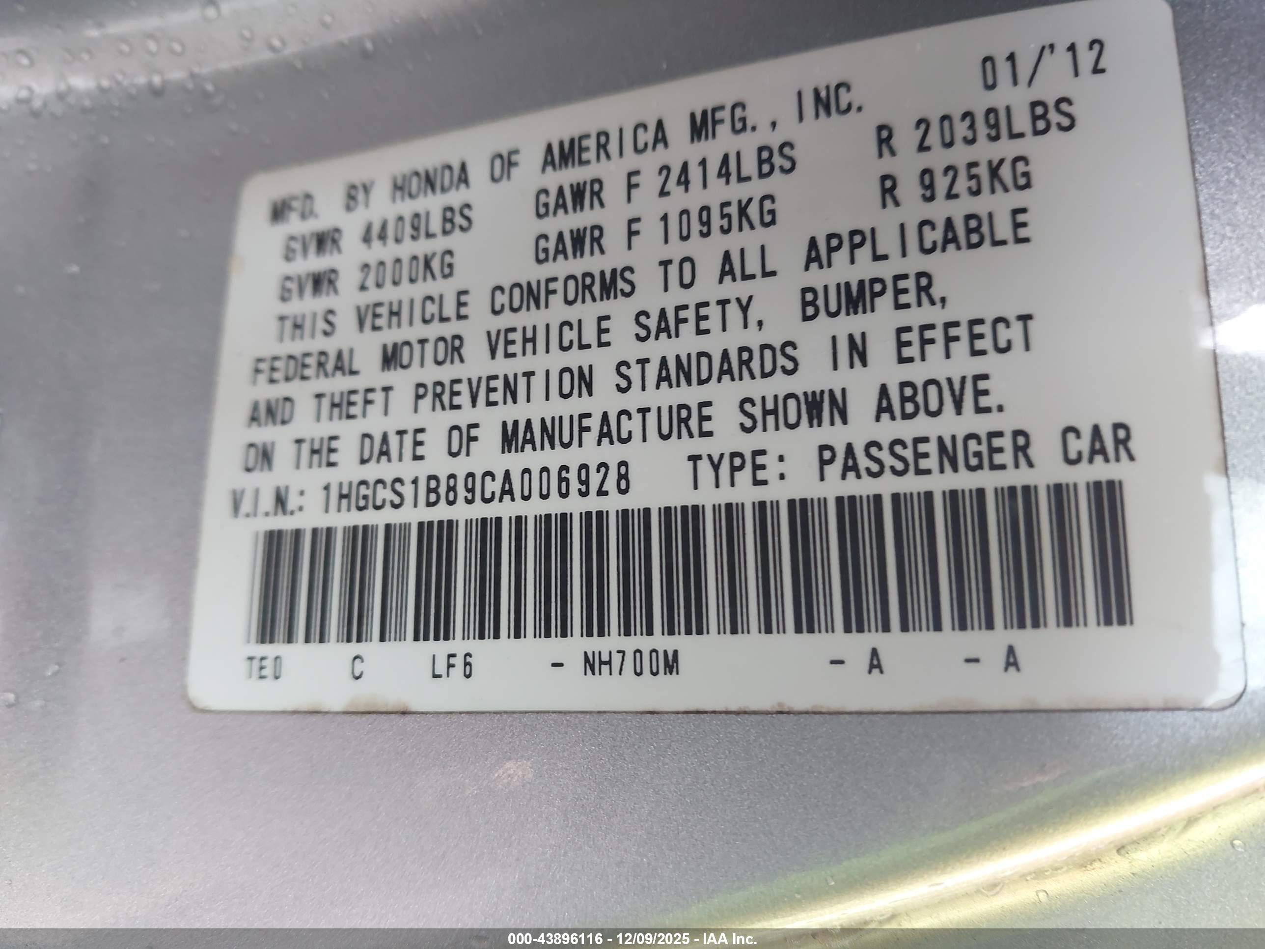 HONDA ACCORD image 9
