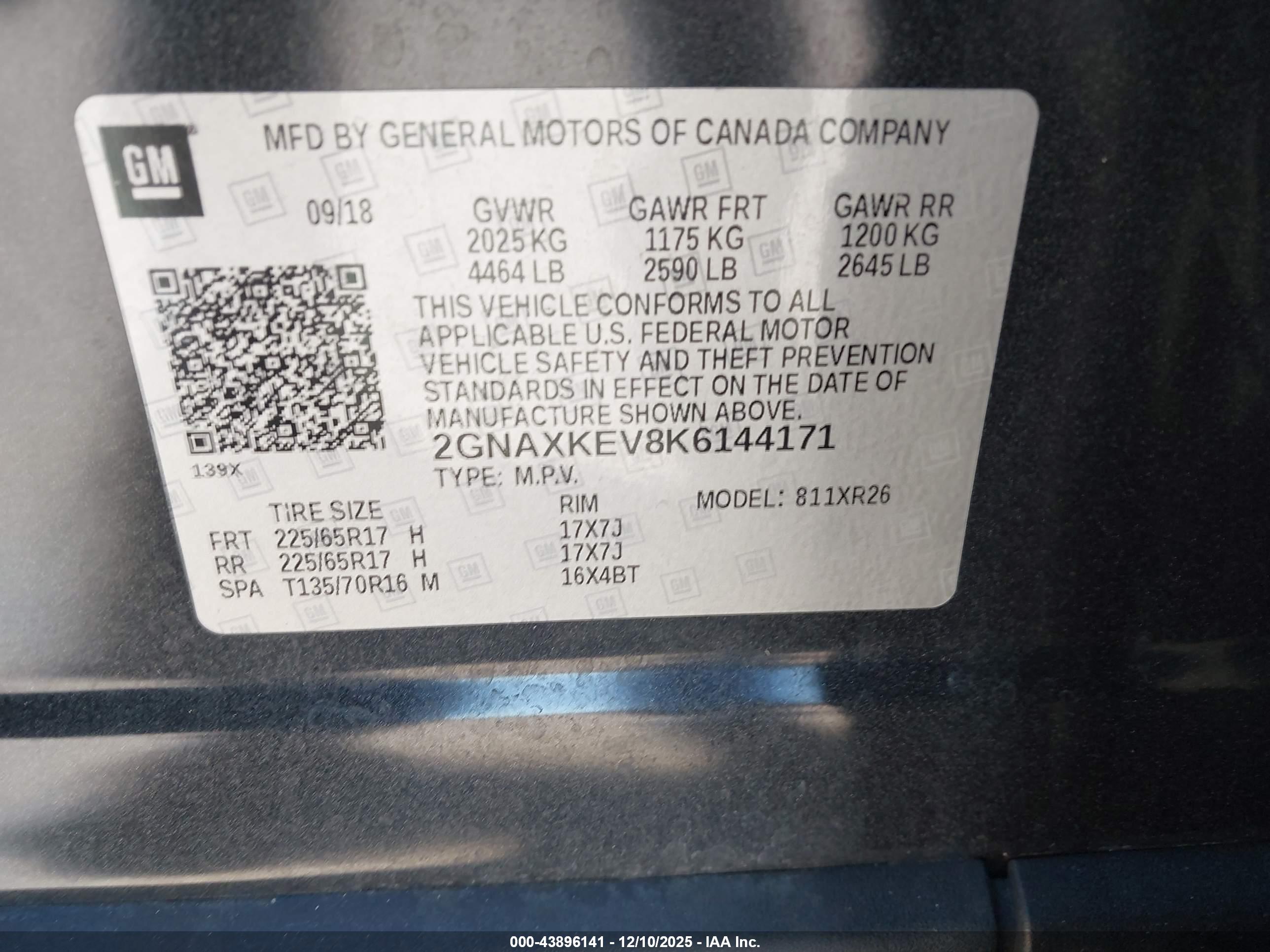 CHEVROLET EQUINOX image 9
