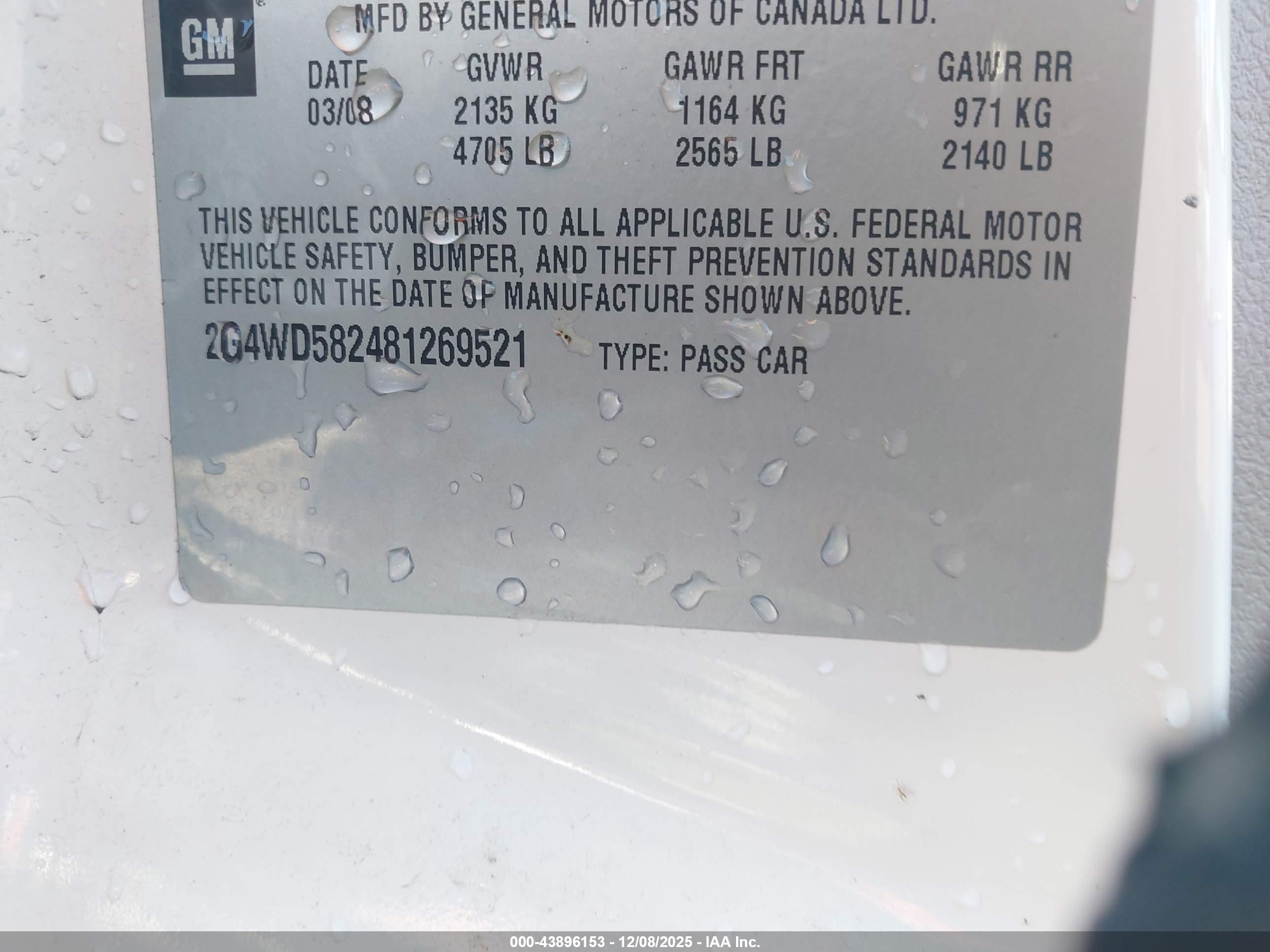 BUICK LACROSSE image 9