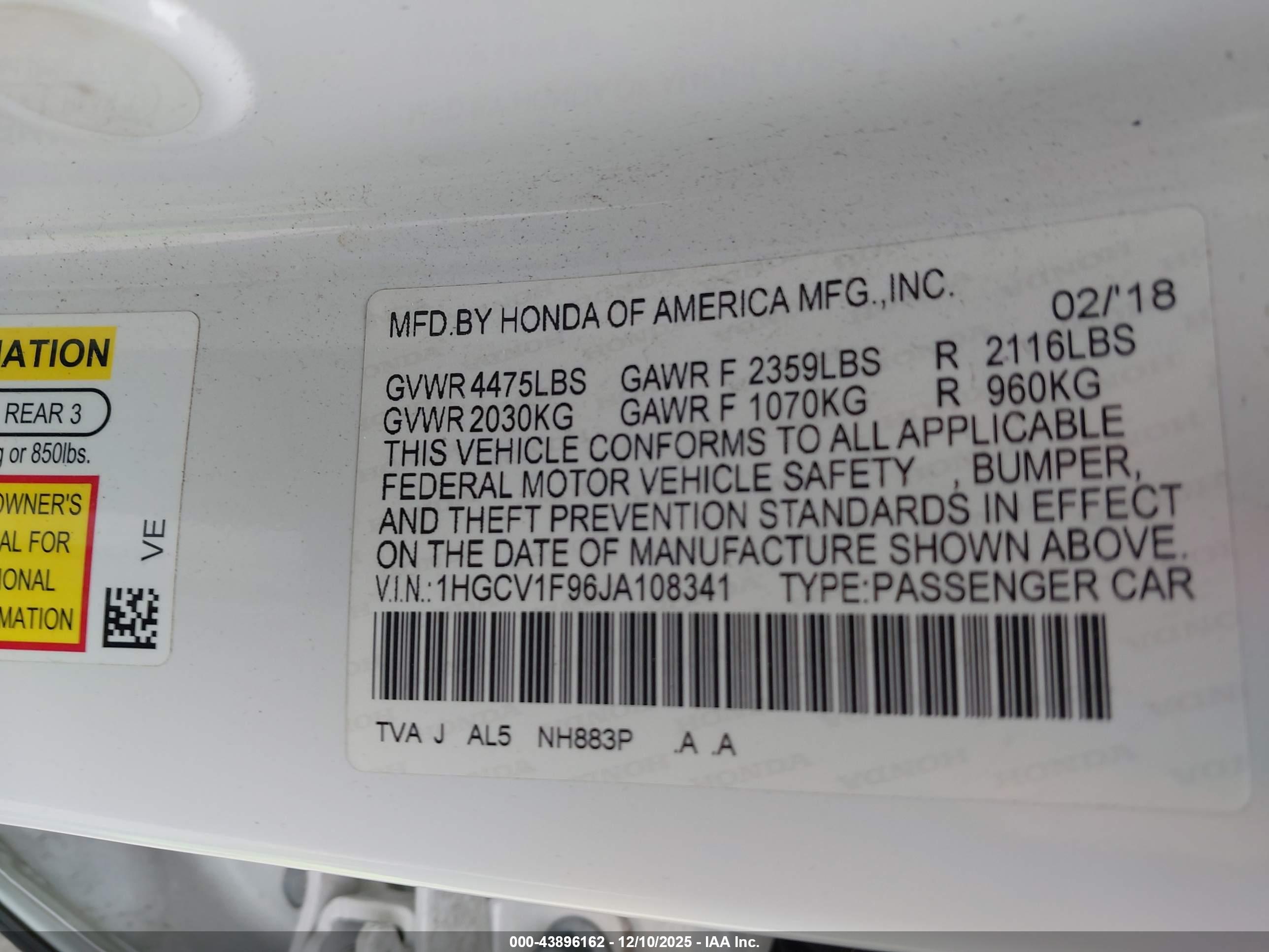HONDA ACCORD image 9