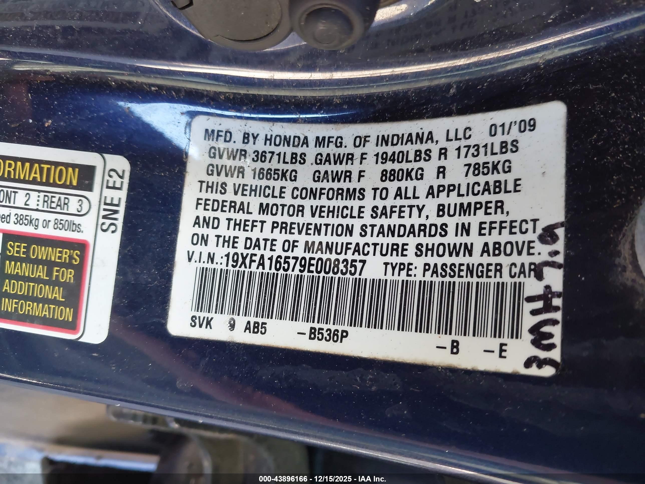 HONDA CIVIC image 9