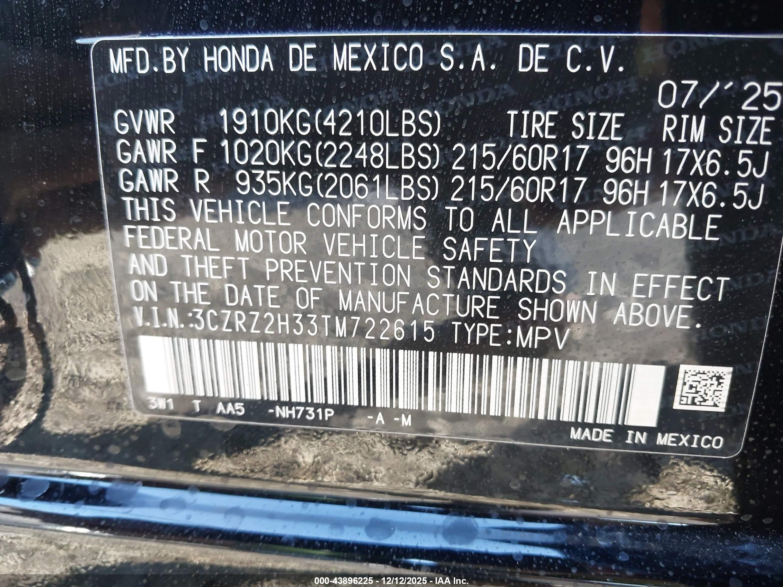 HONDA HR-V image 9