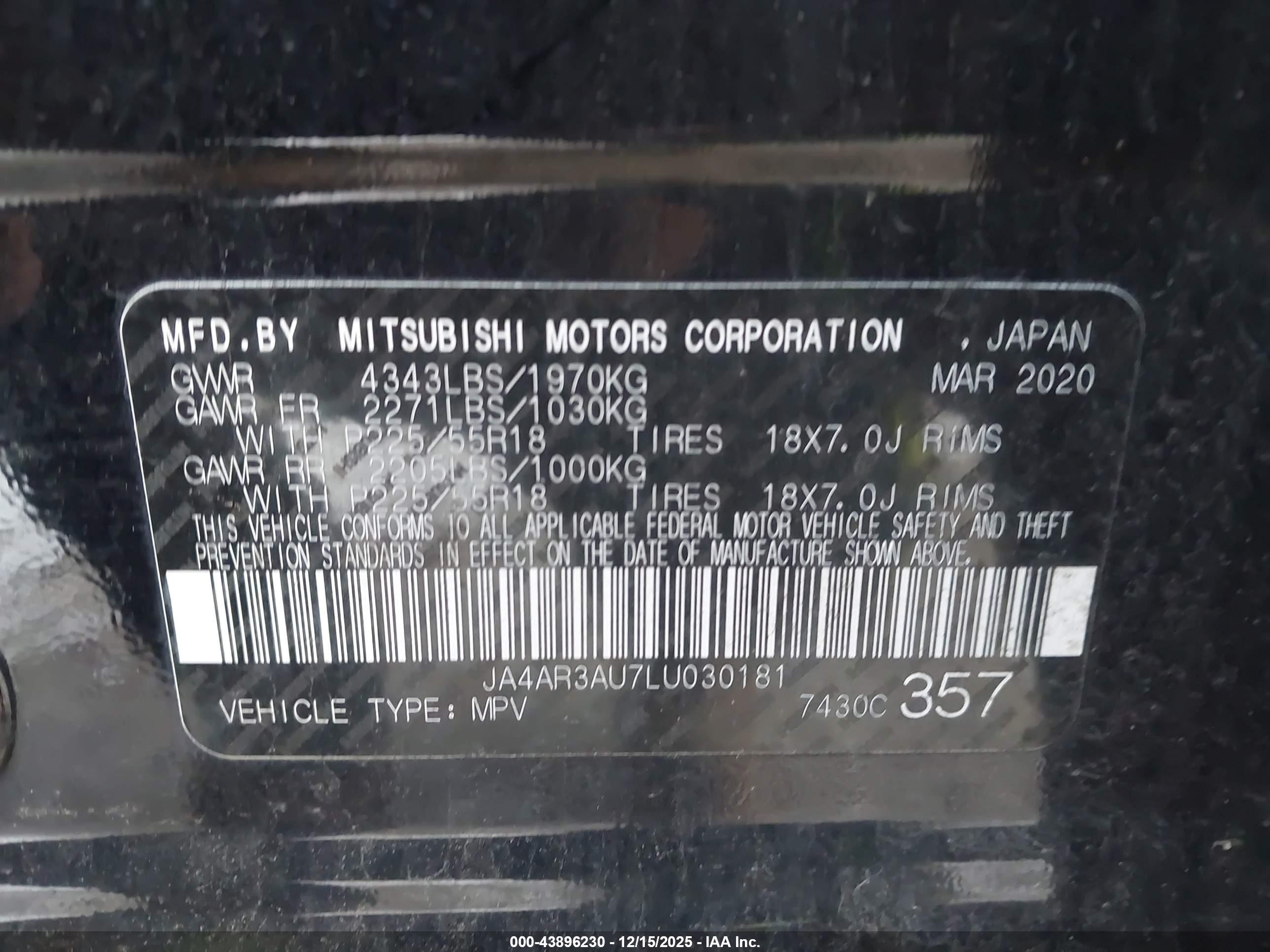 MITSUBISHI OUTLANDER image 9