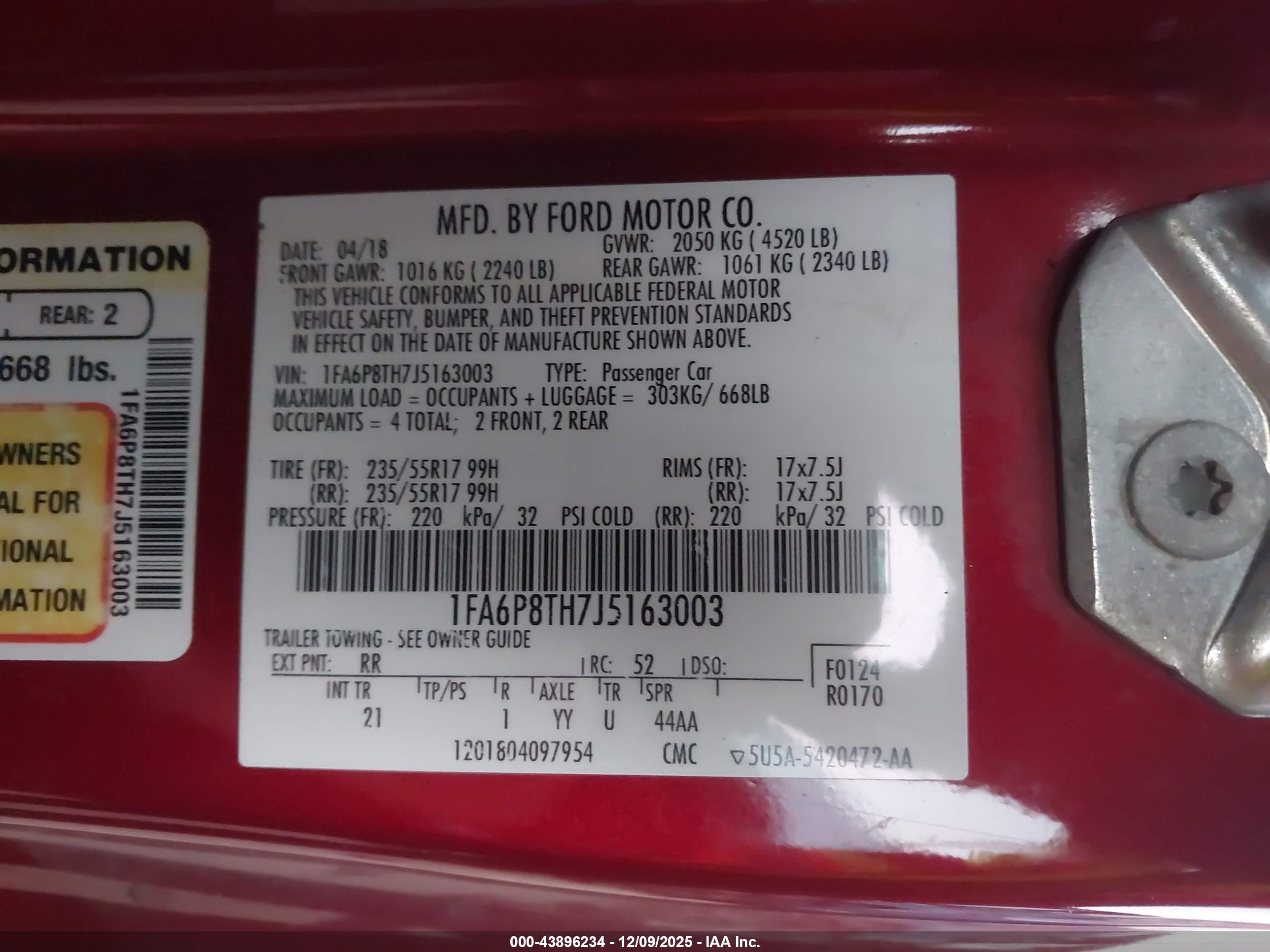 FORD MUSTANG image 9