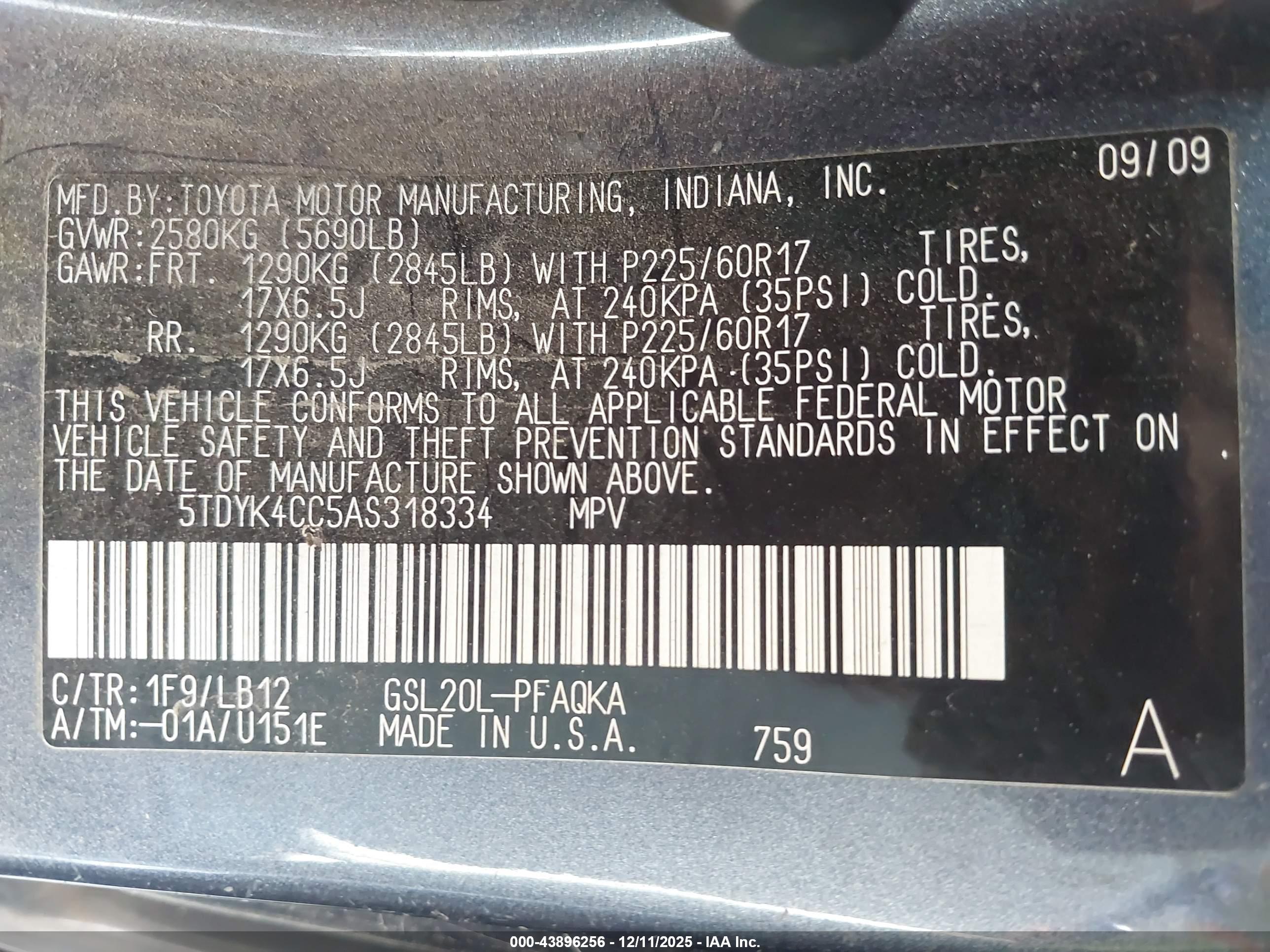 TOYOTA SIENNA image 9