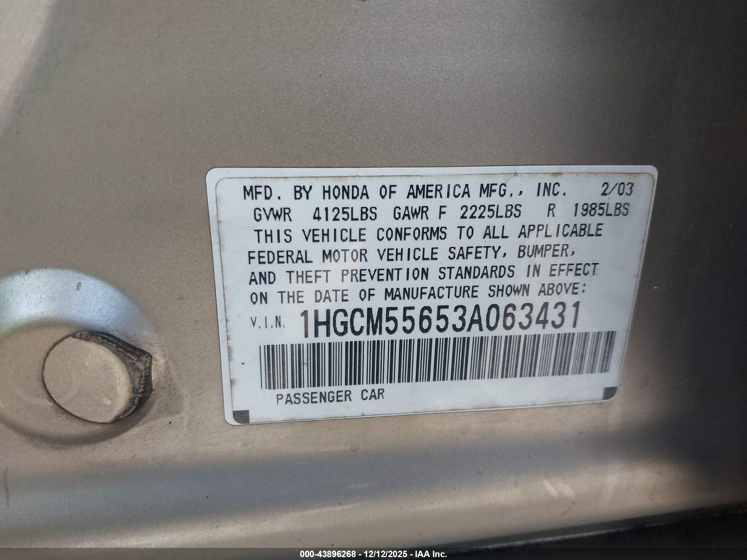 HONDA ACCORD image 9